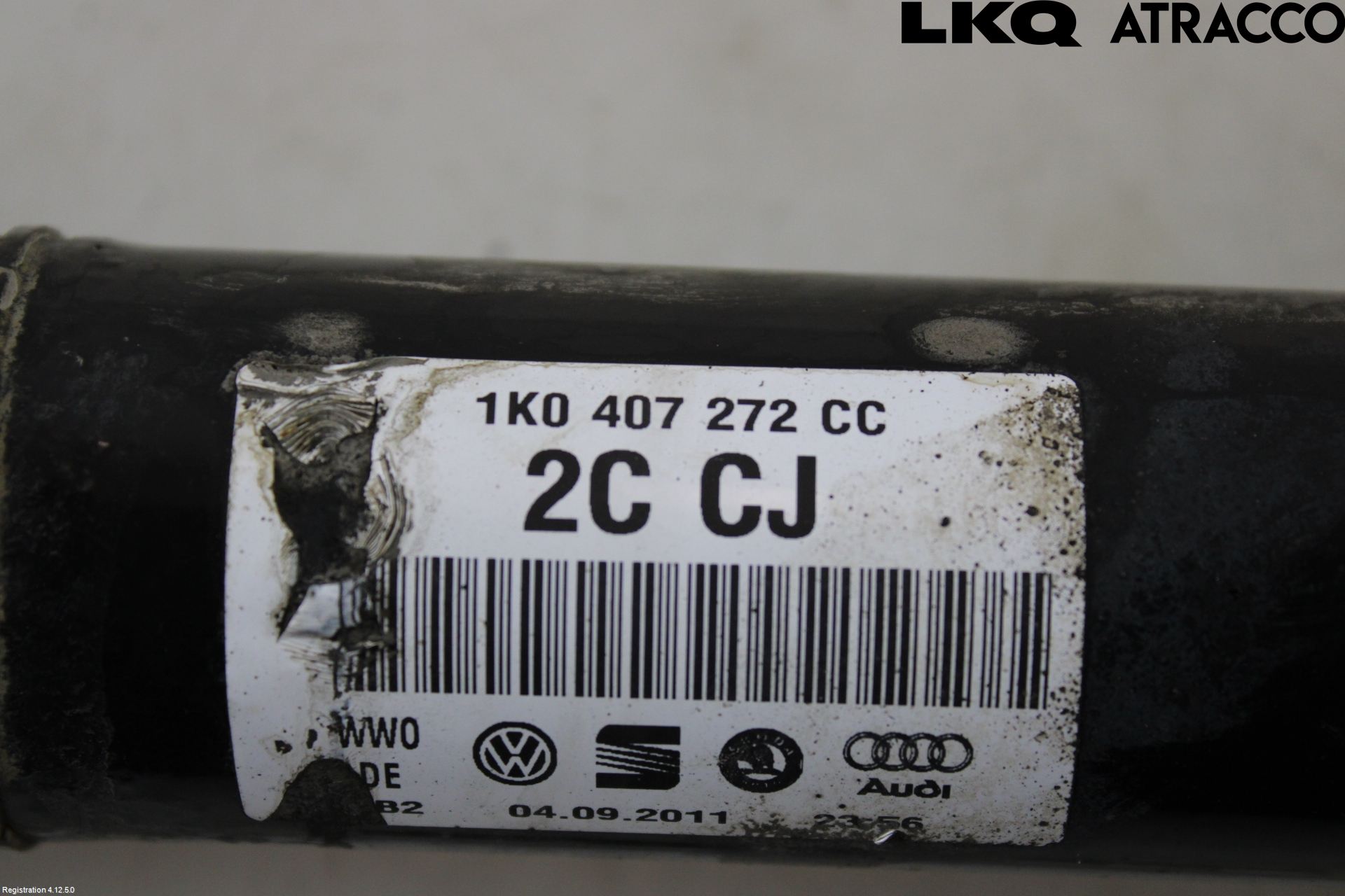 Volkswagen VW GOLF VI 09-13 Drivaxel Fram Höger