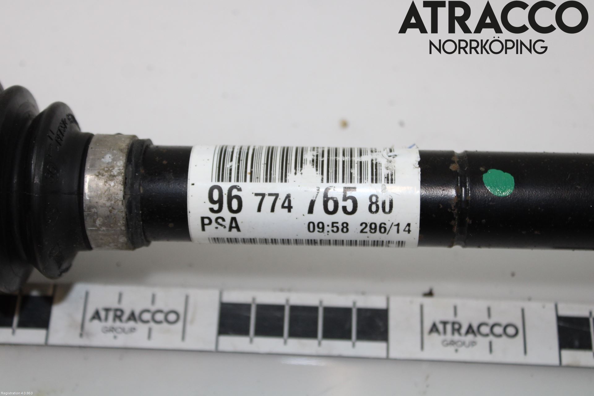 Citroen C4 CACTUS 14-20 Drivaxel Fram Vänster