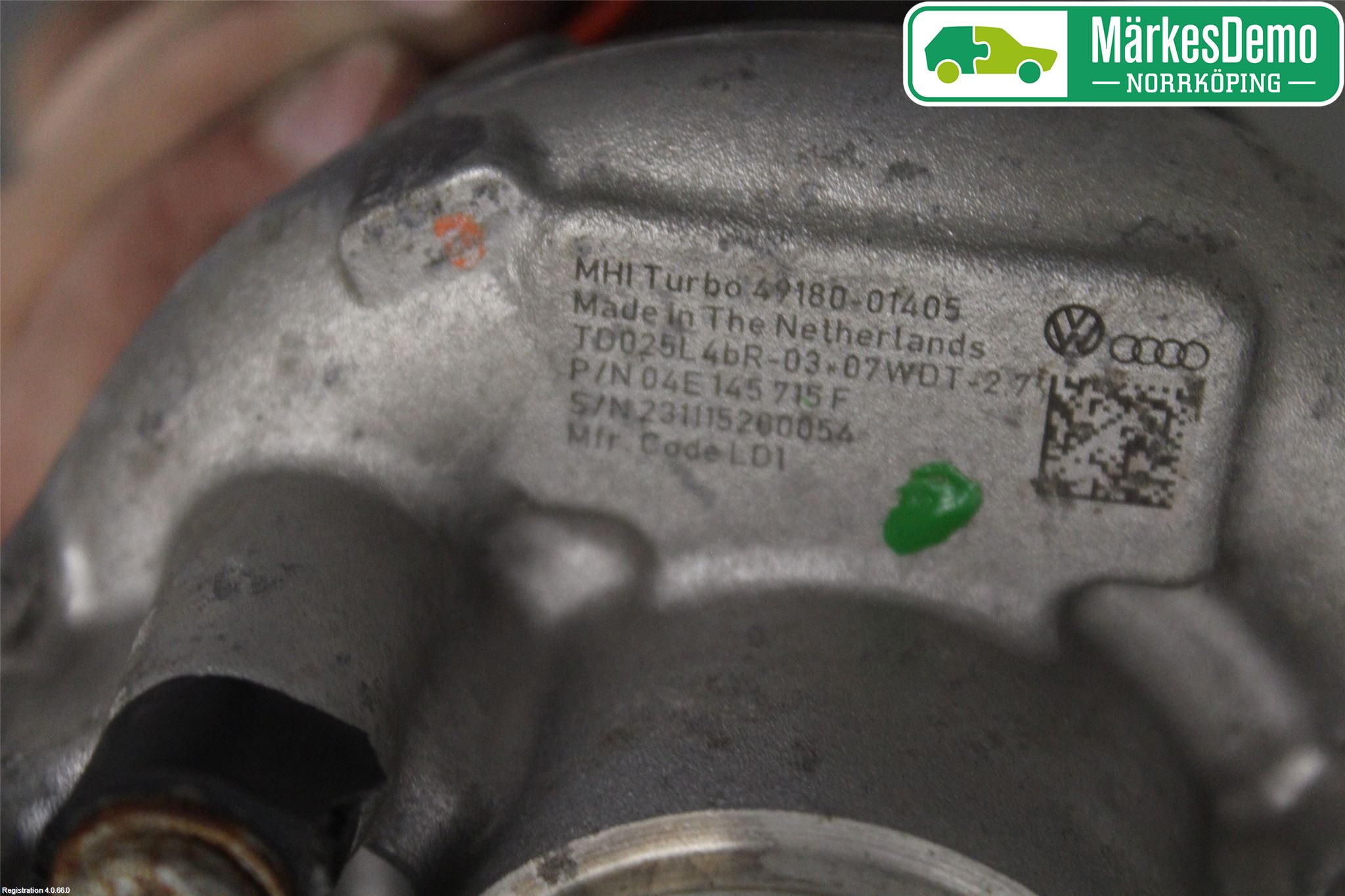 Volkswagen VW GOLF / E-GOLF VII 13-20 Turboaggregat