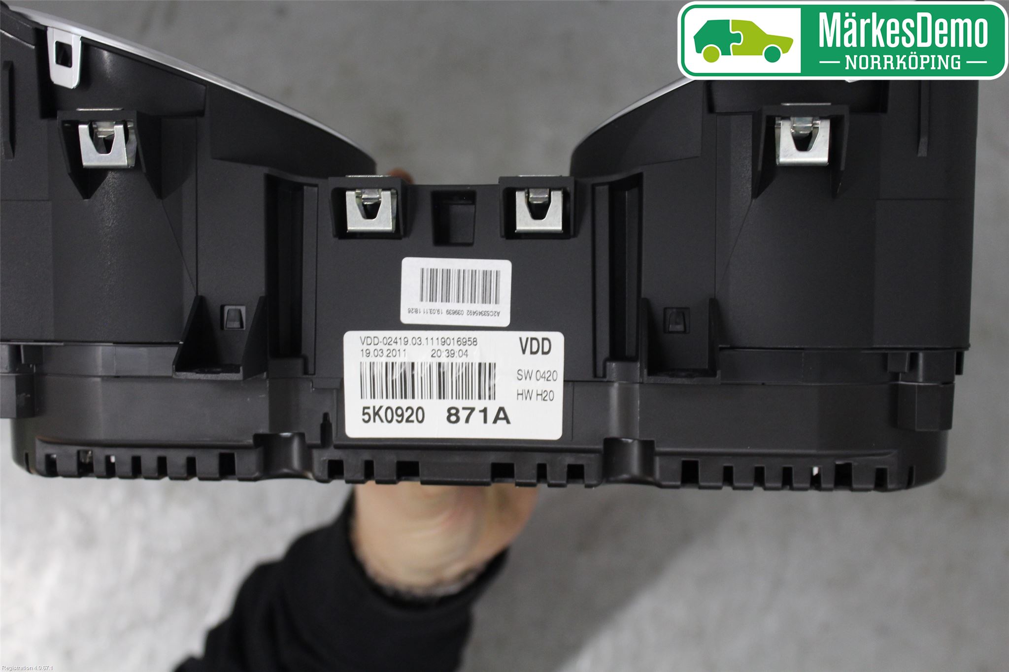 Volkswagen VW GOLF VI 09-13 Instrument Komb