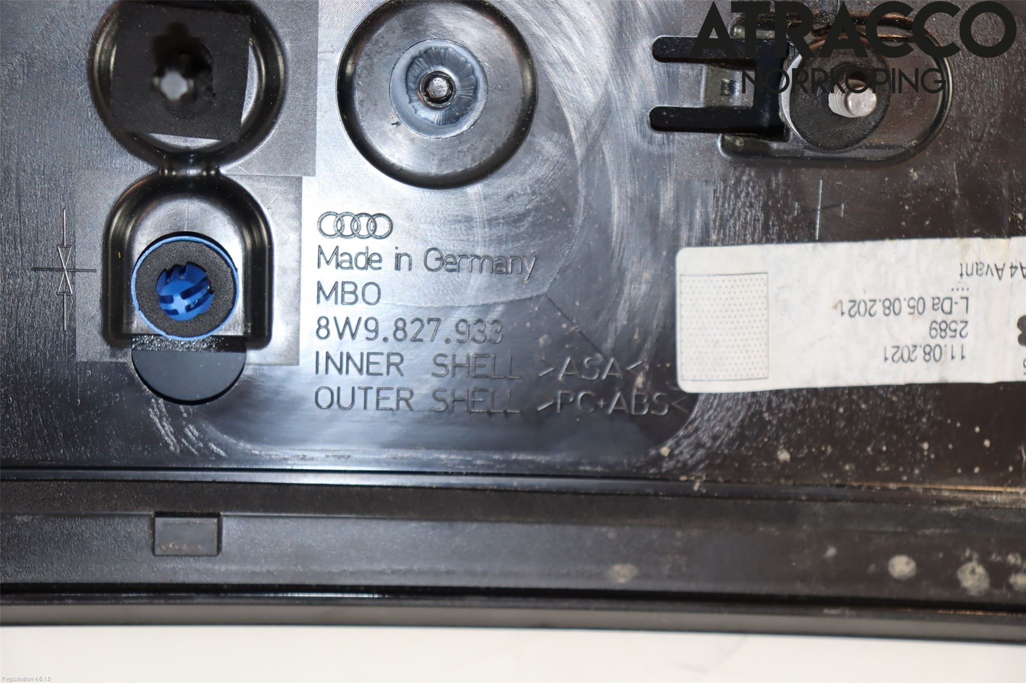 Audi A4/S4 B9 20- Spoiler Baklucka