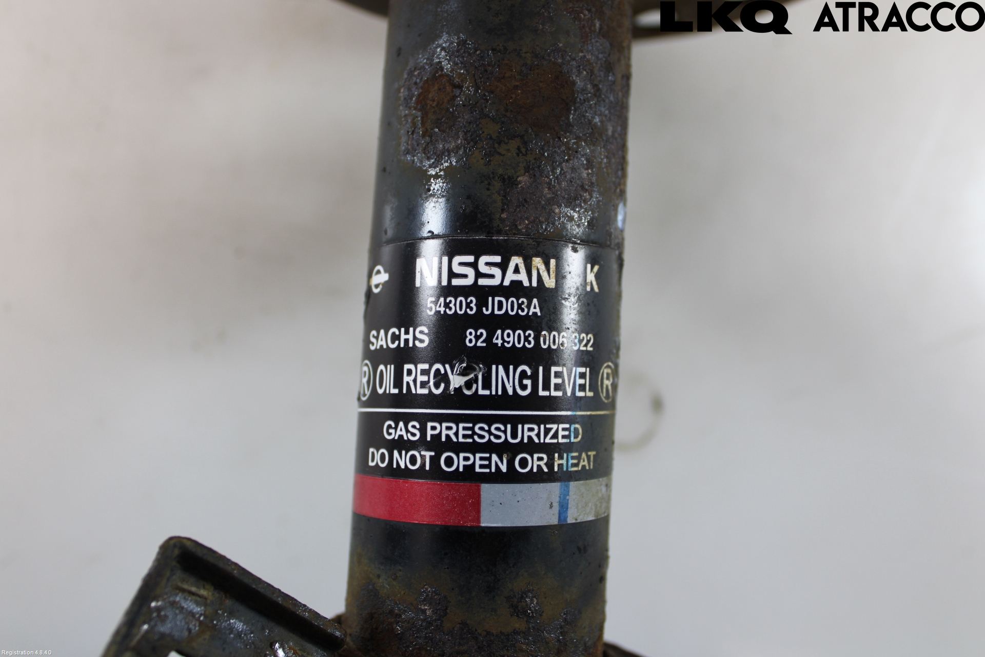 Nissan QASHQAI   07-10 Fjäderben Fram Vänster
