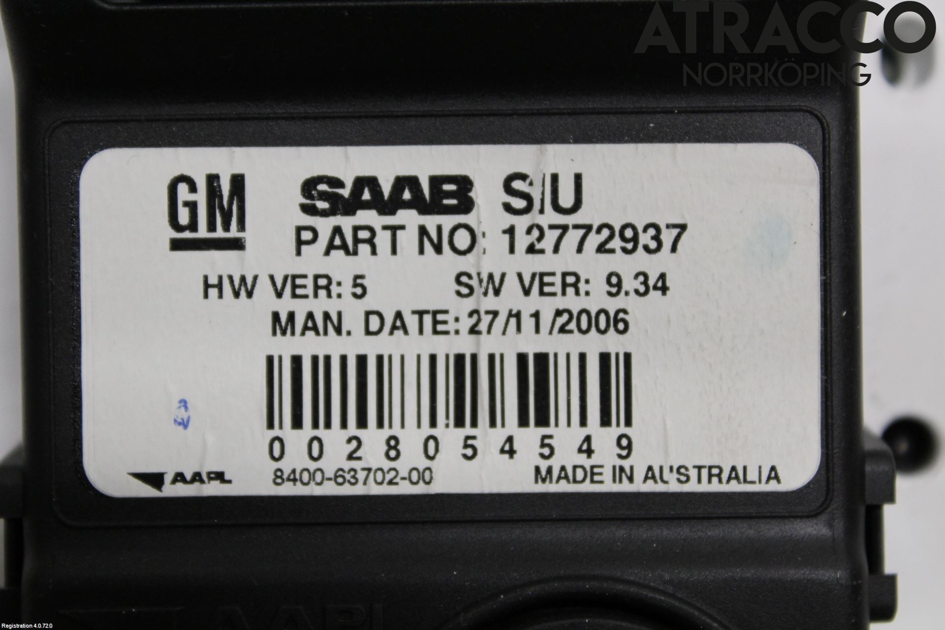 Saab 9-5     06-10 Instrument Komb