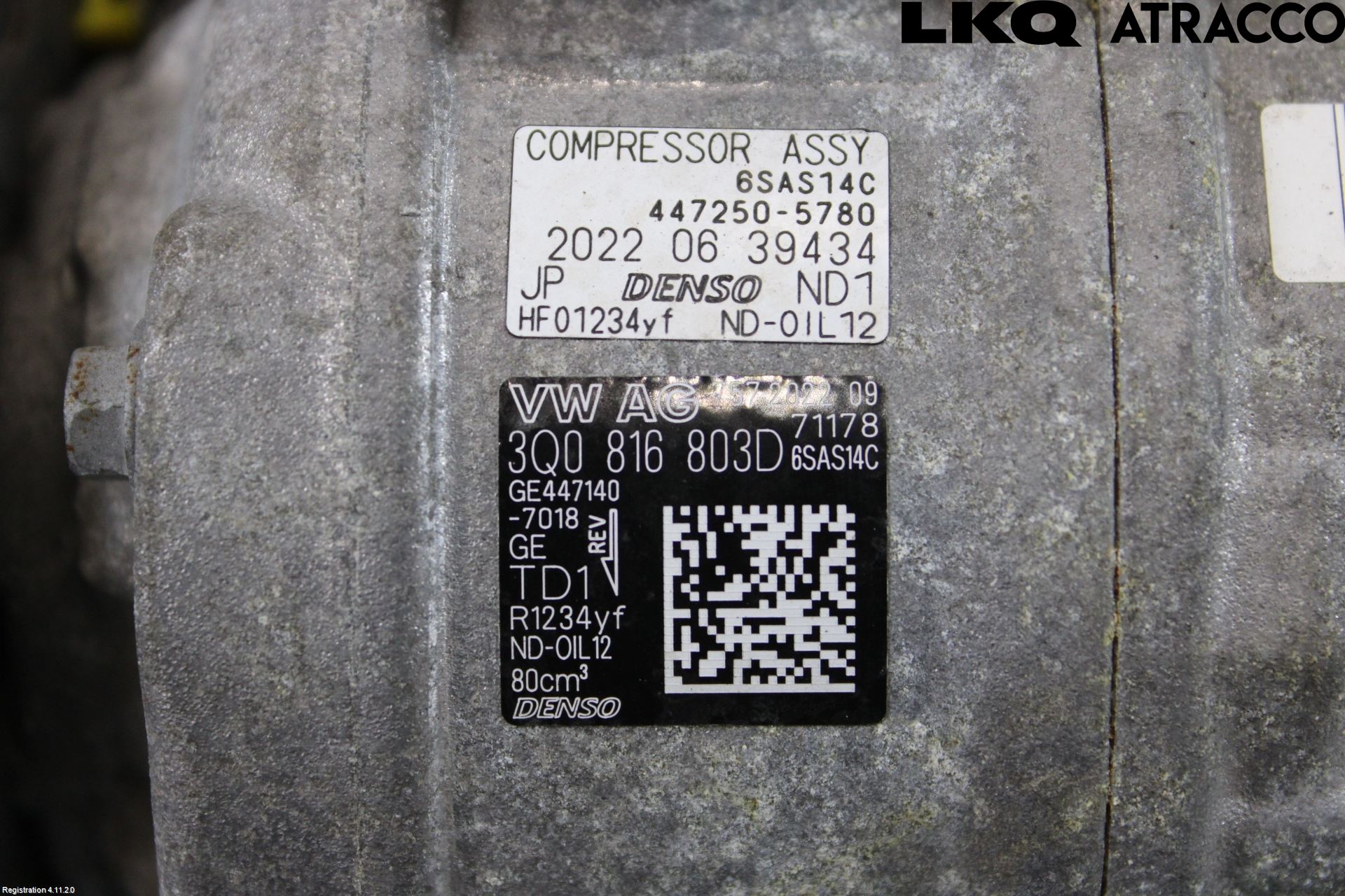 Volkswagen VW GOLF / E-GOLF VIII 20- Ac Kompressor