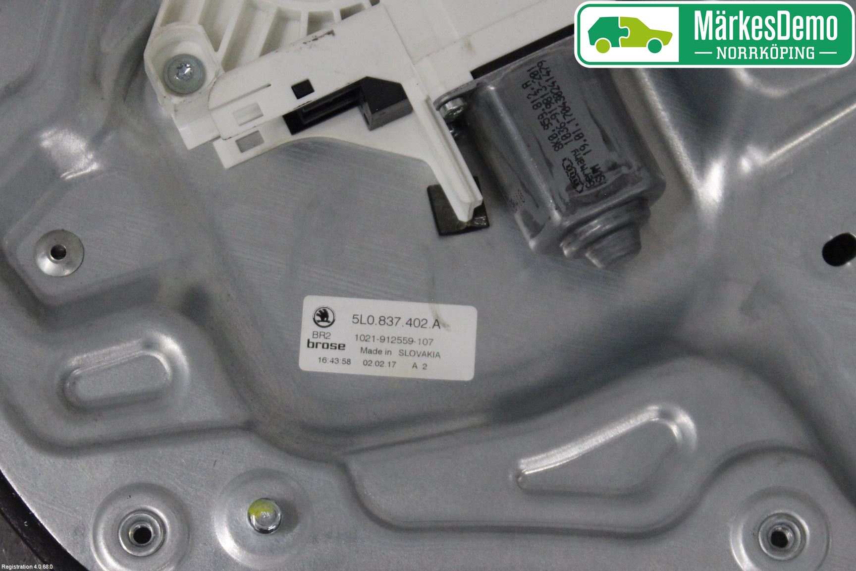 Skoda YETI Fönsterhiss El Kompl