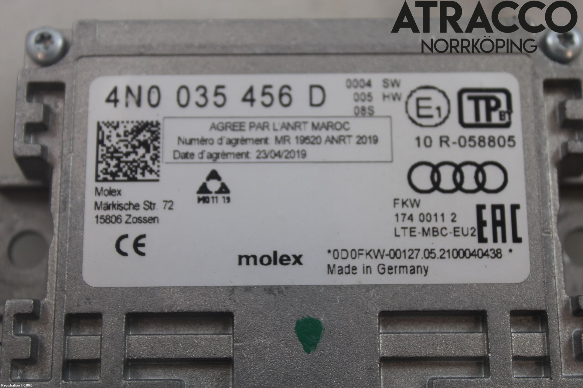 Audi Q4 E-TRON FZ 22- Antennförstärkare