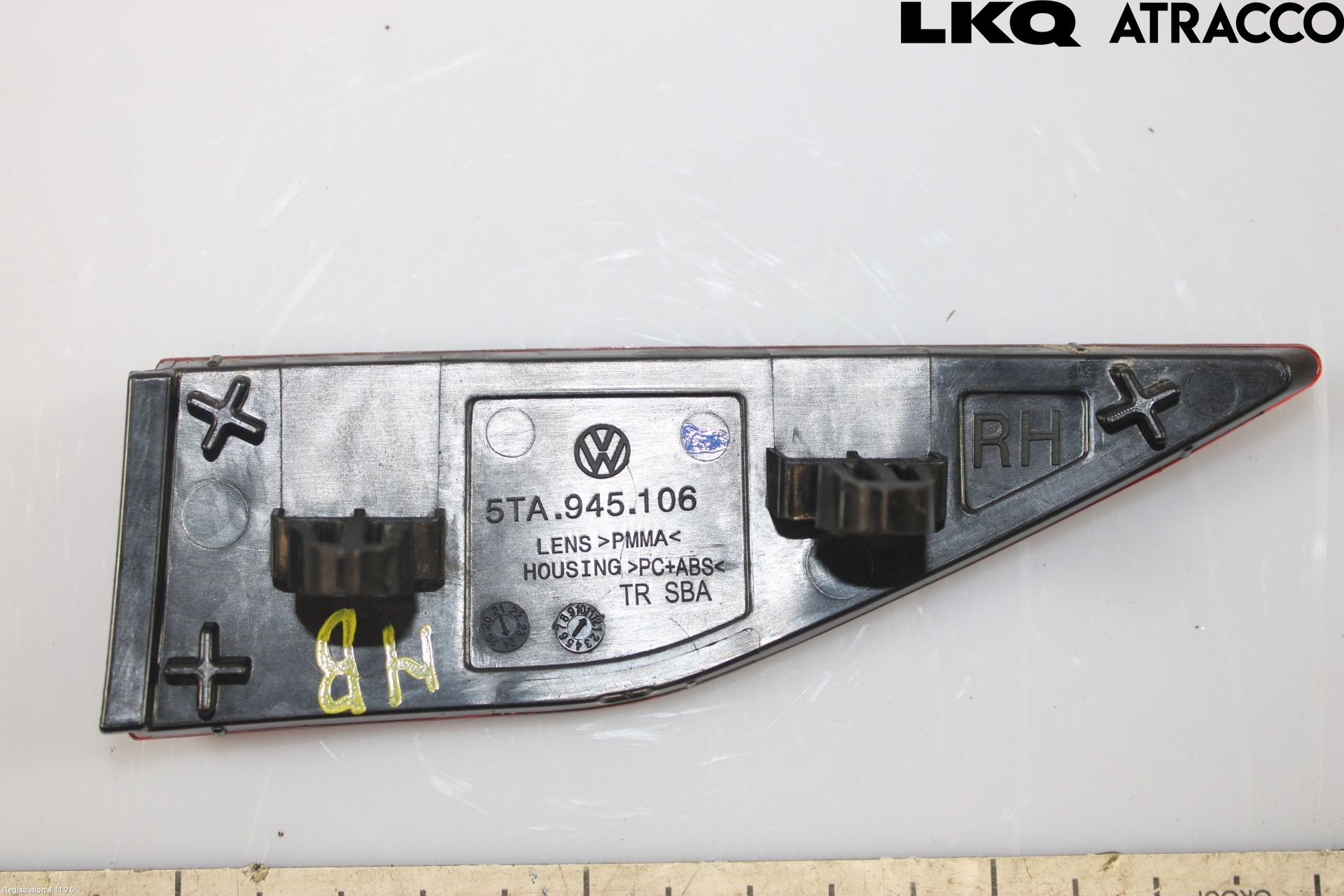 Volkswagen VW TOURAN 16- Dimljus/Reflex Bak
