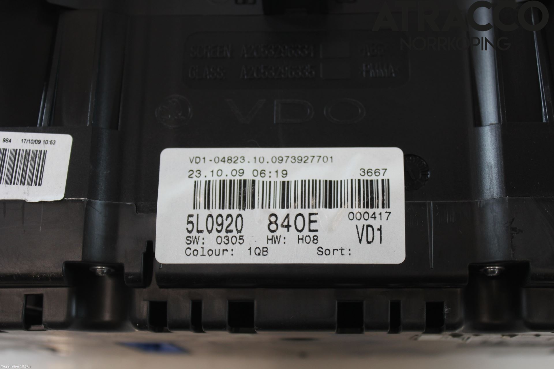 Skoda YETI Instrument Komb