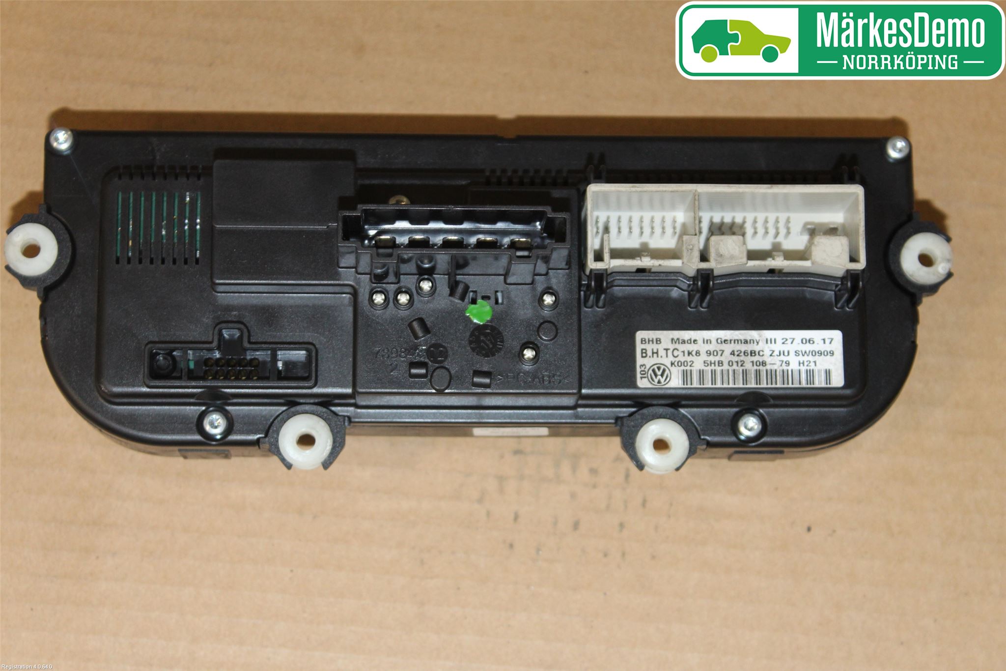 Volkswagen VW CADDY 16-20 Värmereglage