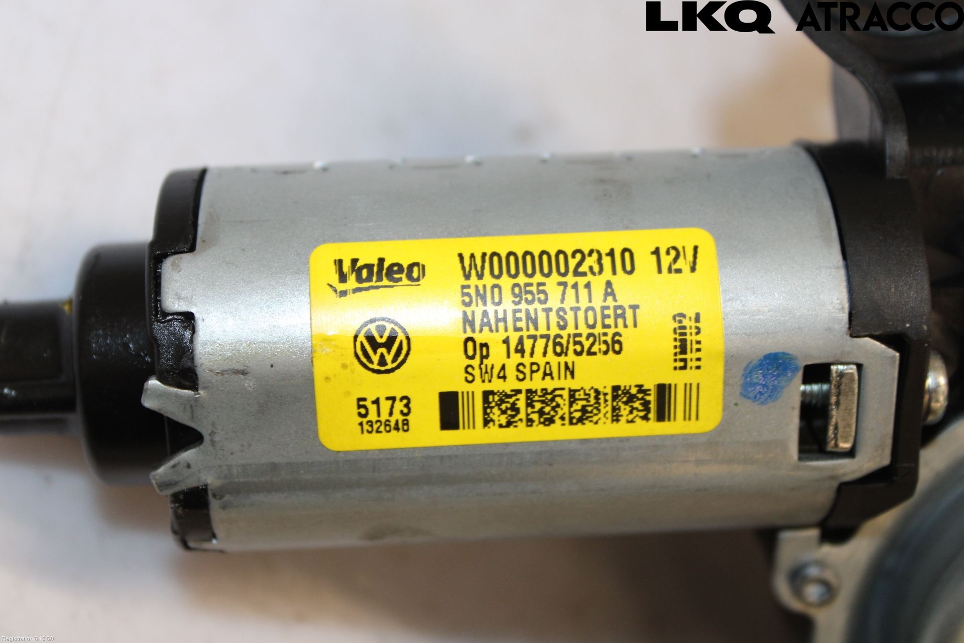 Volkswagen VW TIGUAN 07-16 Torkarmotor Baklucka