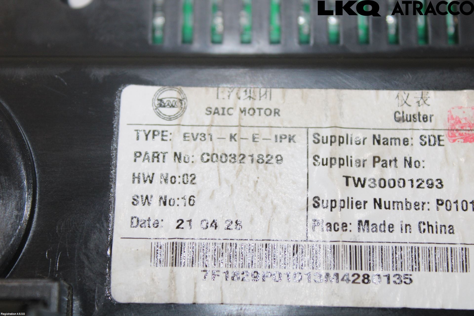 Maxus E-DELIVER3 EV30 20- Instrument Komb