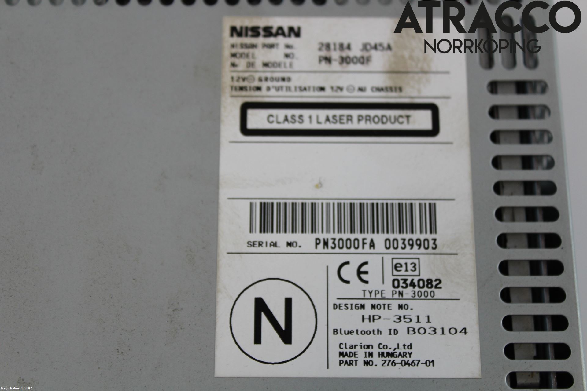 Nissan QASHQAI   07-10 Cd Radio - Multimediapanel