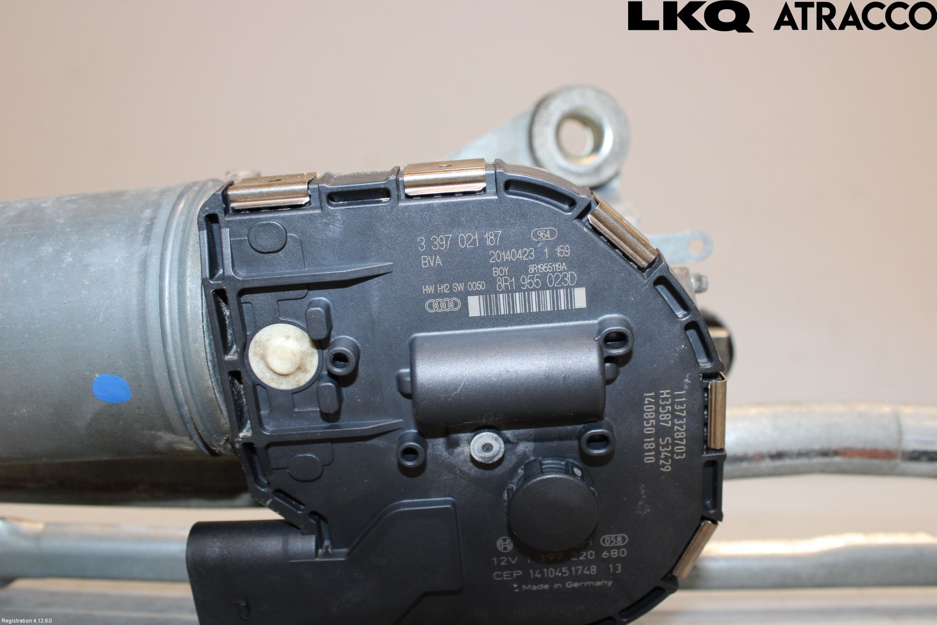 Audi Q5 09-16 Torkarmekanism Vindruta