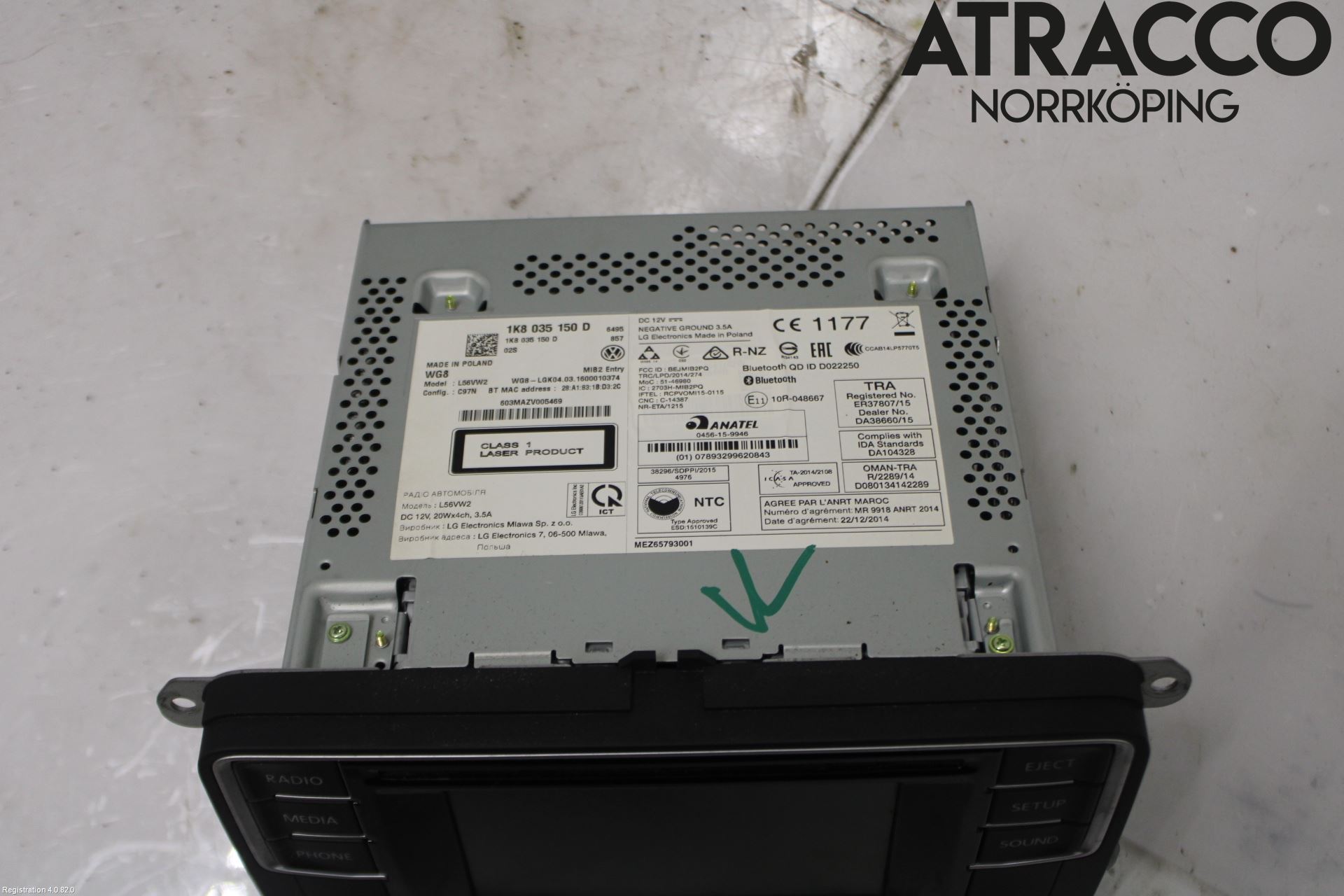 Volkswagen VW TRANSP/CARAVELLE (T6) 16-22 Cd Radio - Multimediapanel