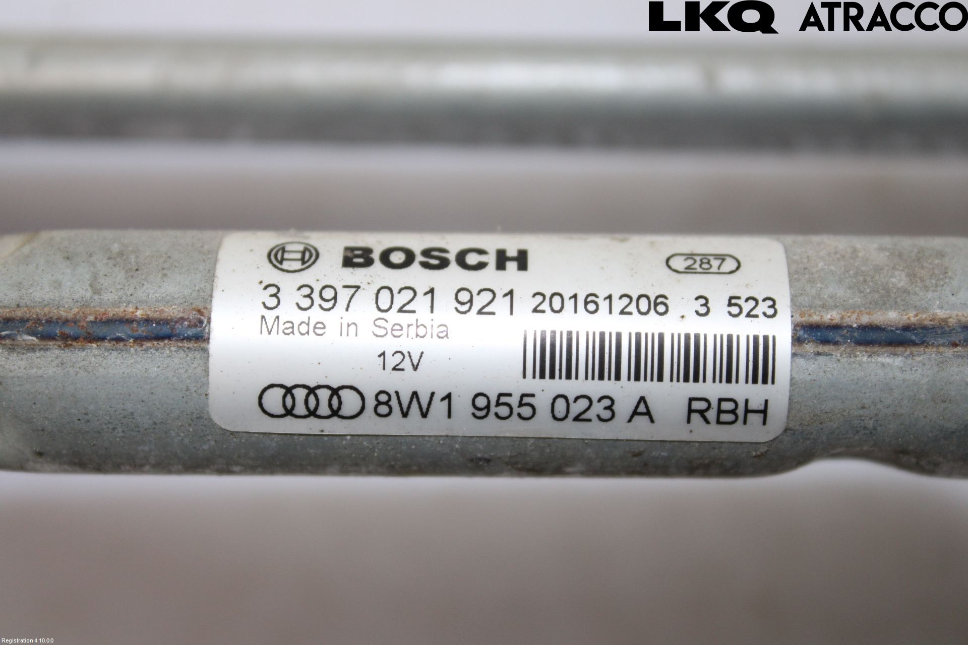 Audi A4/S4 B9 16-19 Torkarmekanism Vindruta