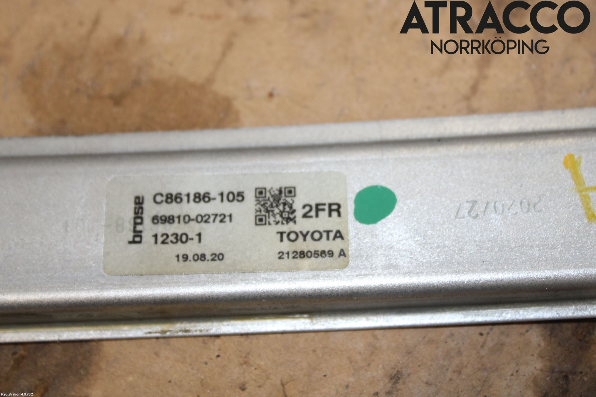 Toyota COROLLA 19- Fönsterhiss El Kompl