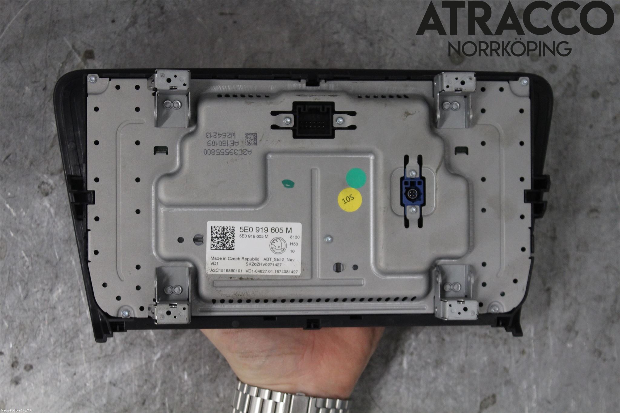 Skoda OCTAVIA (5E) 13-20 Multifunktionsdisplay