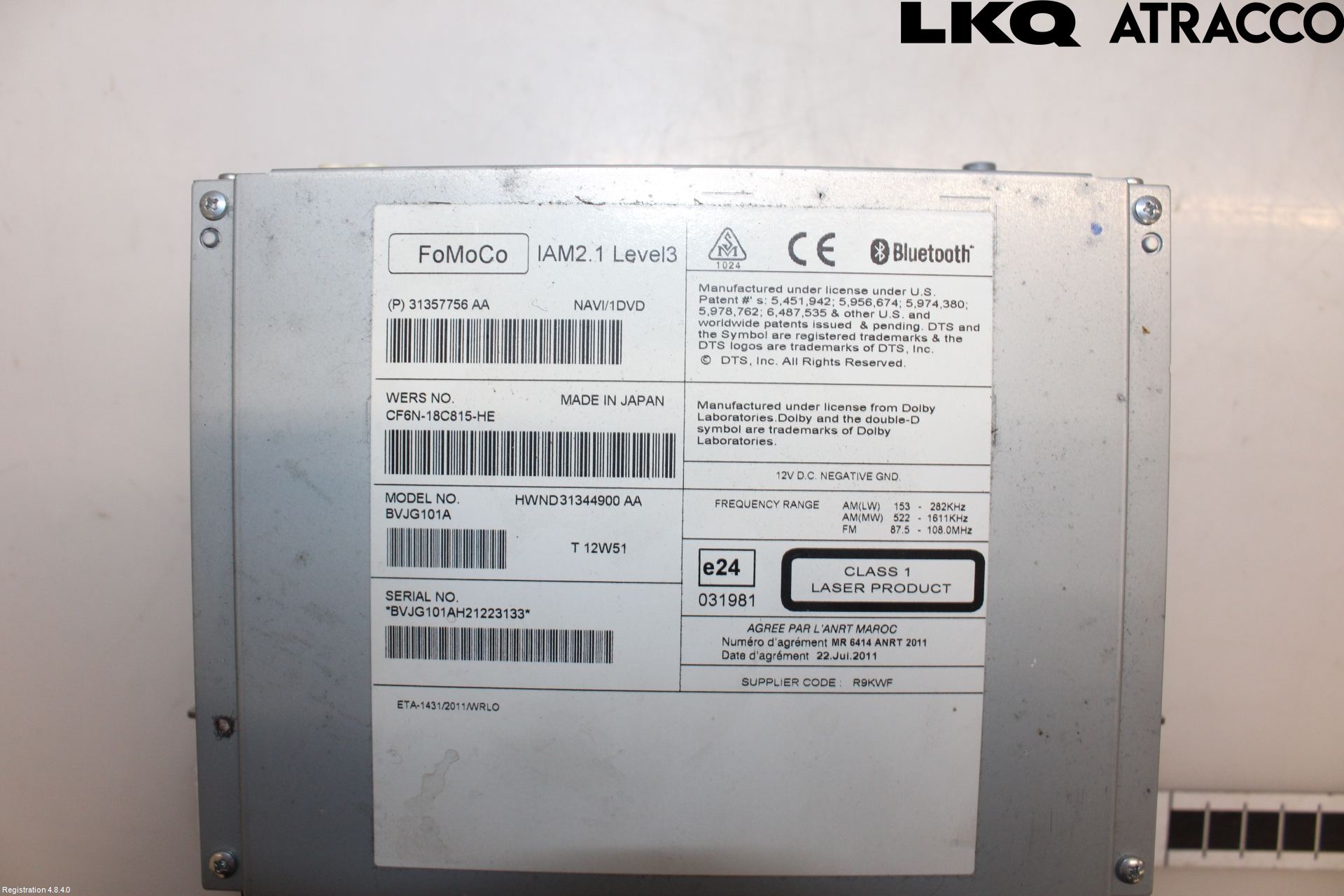 Jaguar XJ X351        10- Cd Radio - Multimediapanel