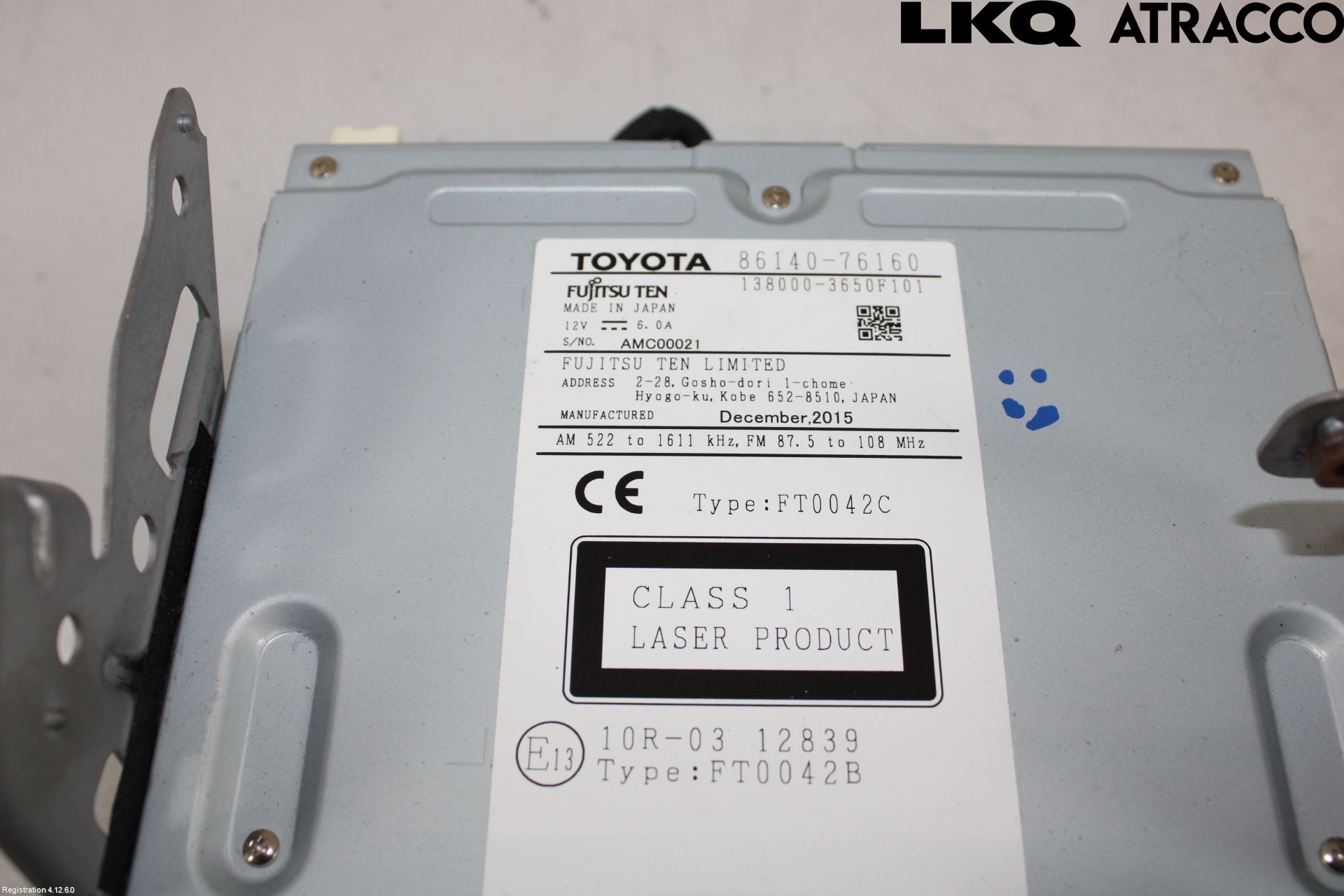 Lexus CT 200h Cd Radio - Multimediapanel