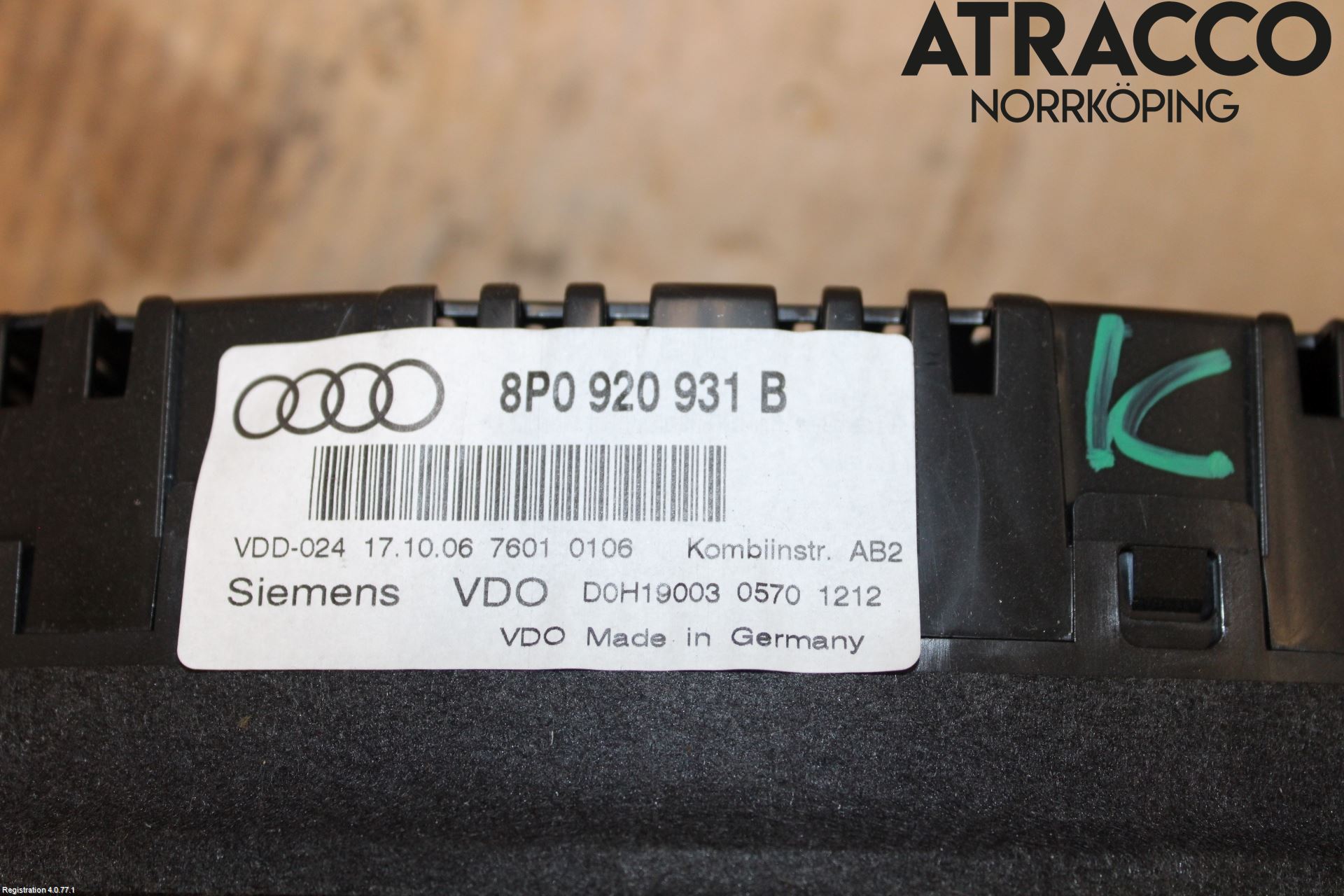 Audi A3/S3     04-05 Instrument Komb