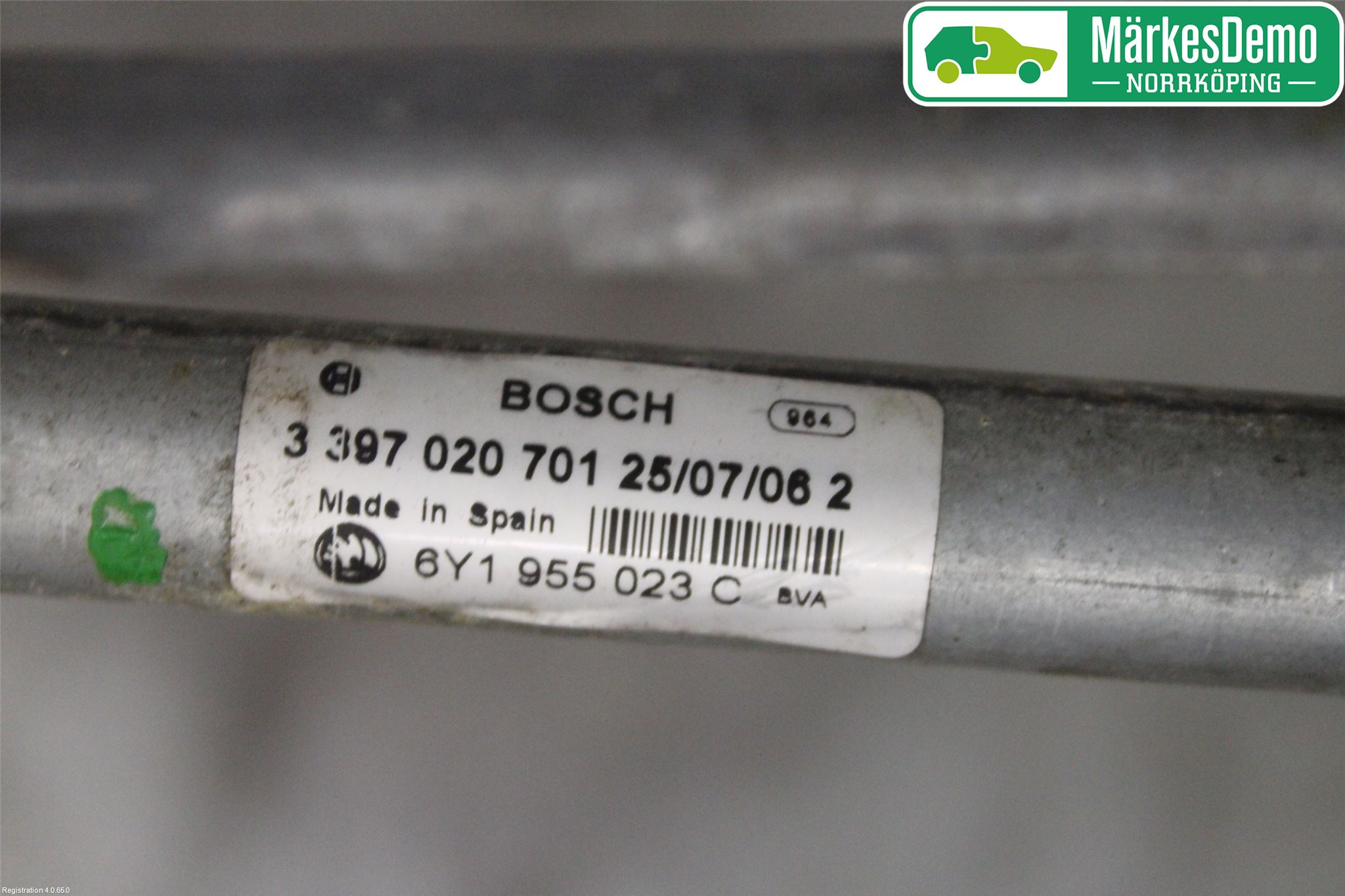 Skoda FABIA 99-07 Torkarmekanism Vindruta