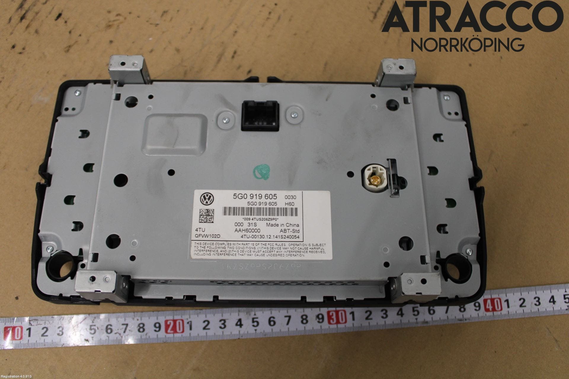 Volkswagen VW GOLF / E-GOLF VII 13-20 Multifunktionsdisplay