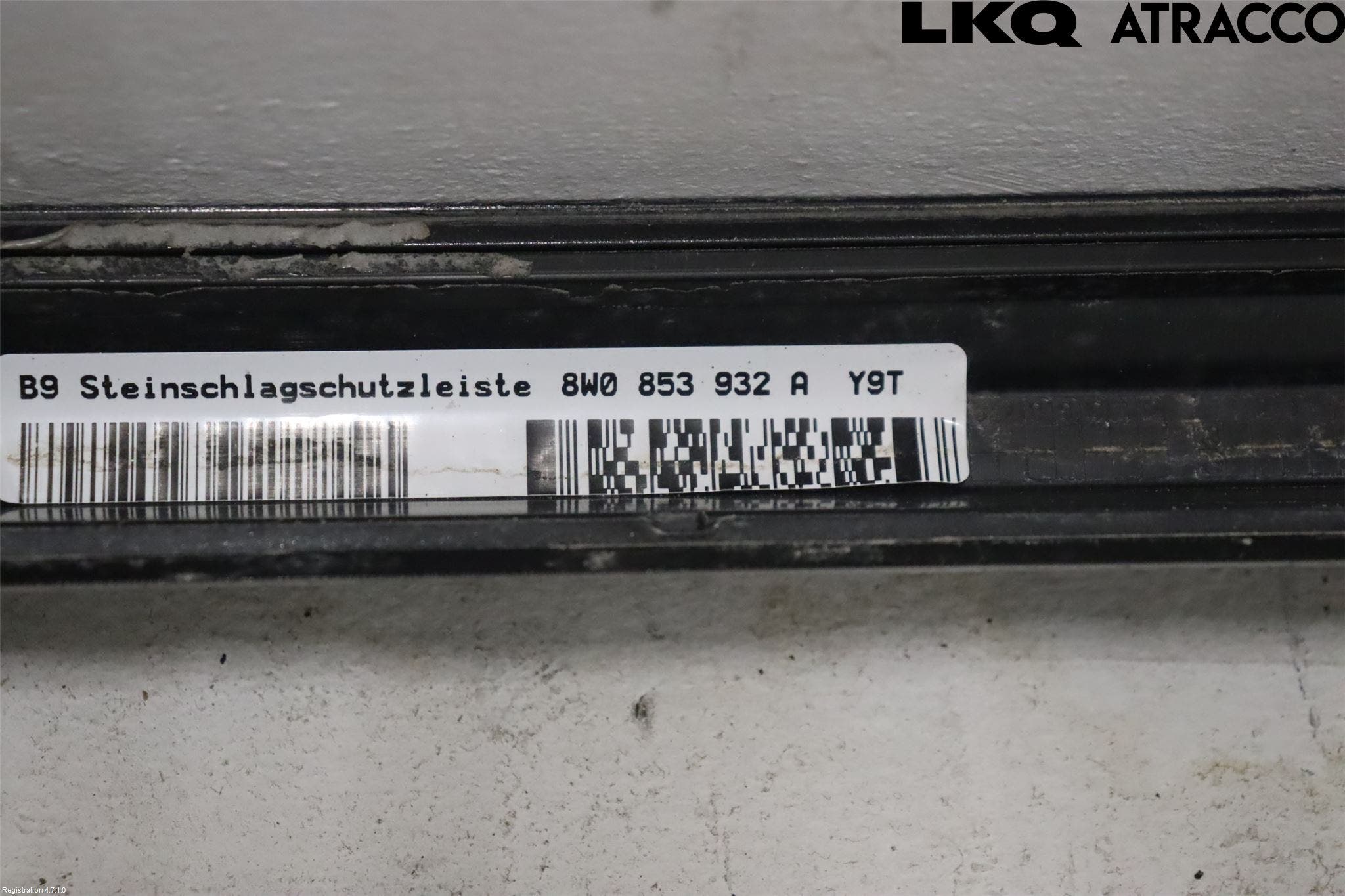 Audi A4/S4 B9 20- Sidokjol Hö