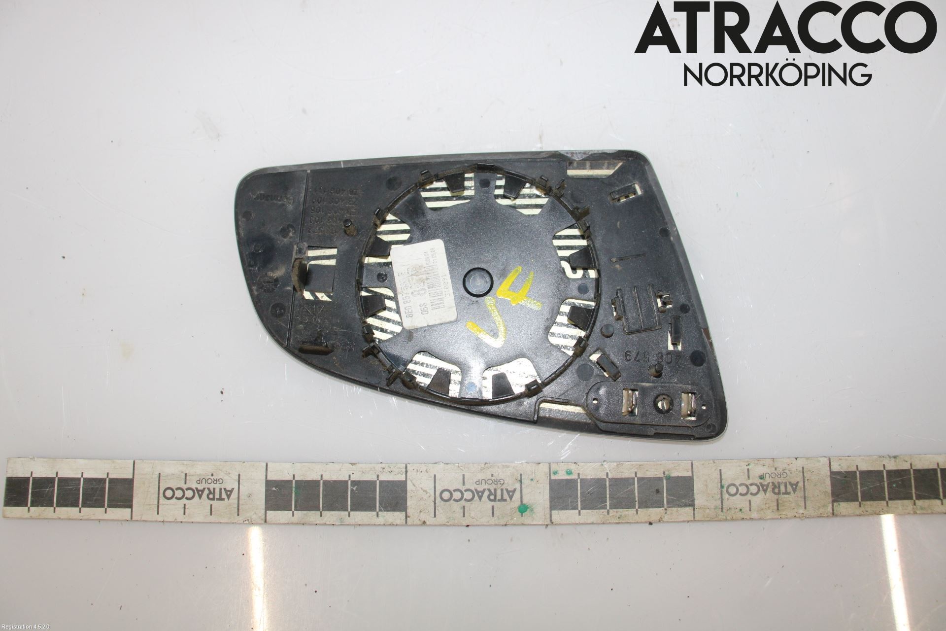 Audi A4/S4 05-07 Spegelglas Vä