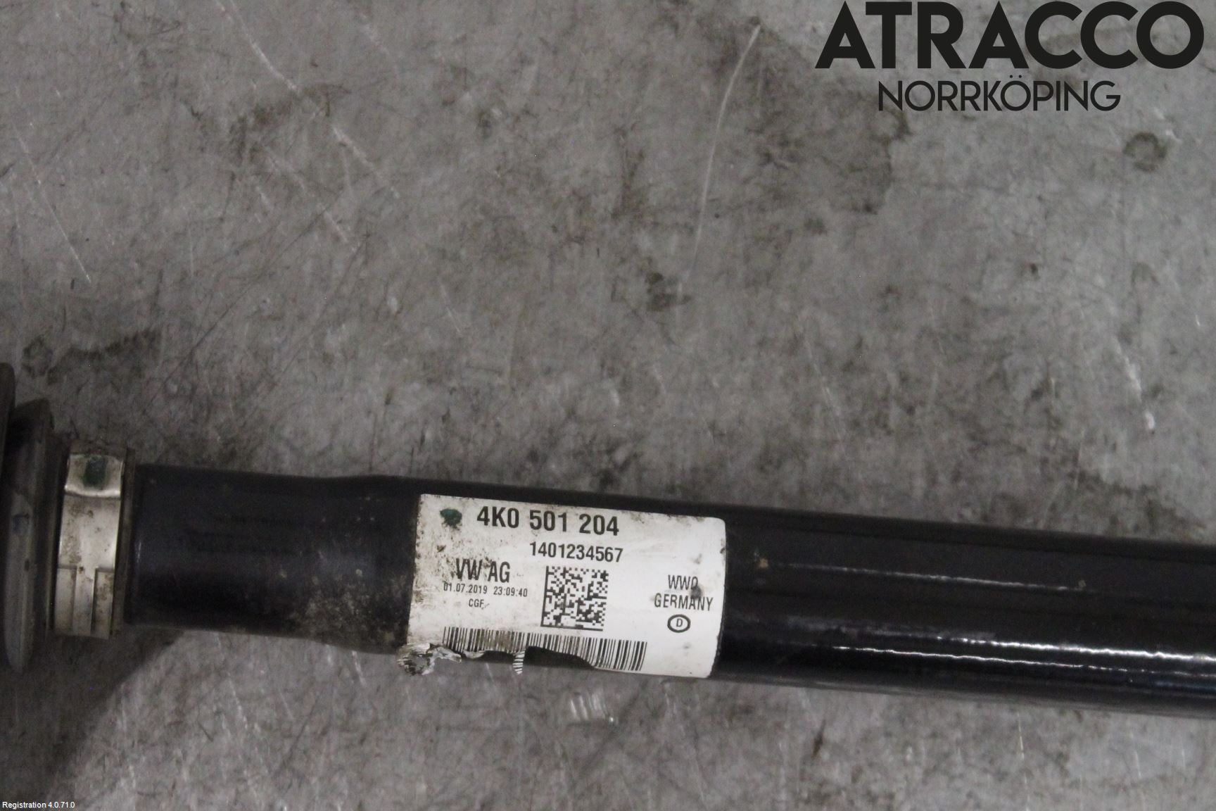 Audi A7 Sportback 4K 18- Drivaxel Bak Höger