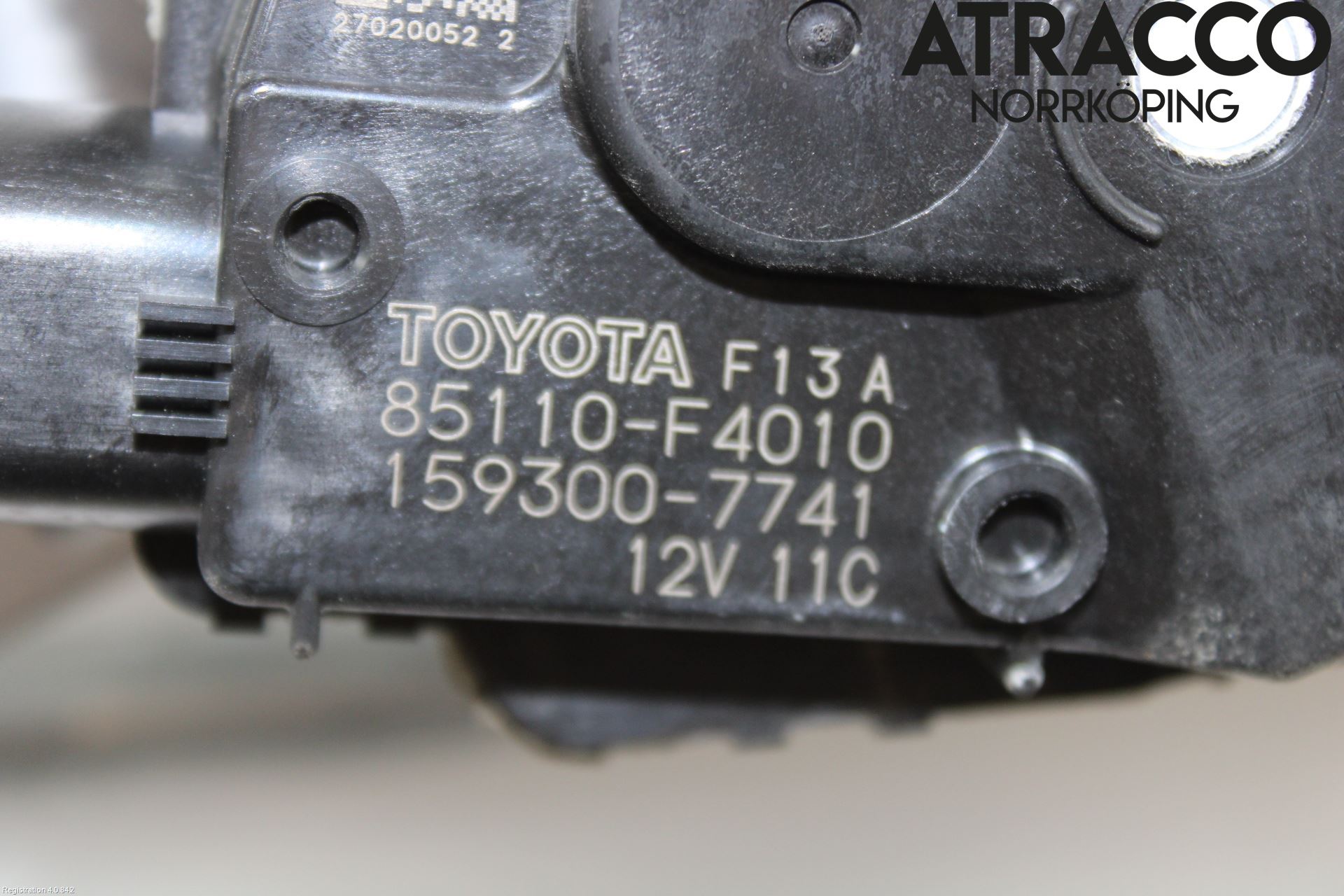 Toyota C-HR 16-23 Torkarmekanism Vindruta