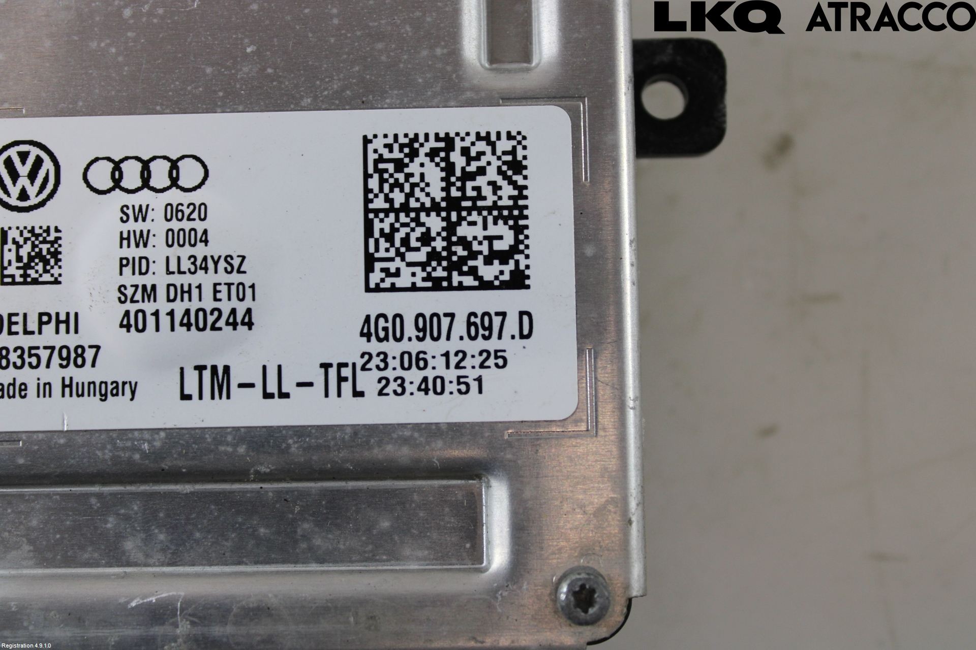 Audi A4 12-15 Styrenhet Strålkastare