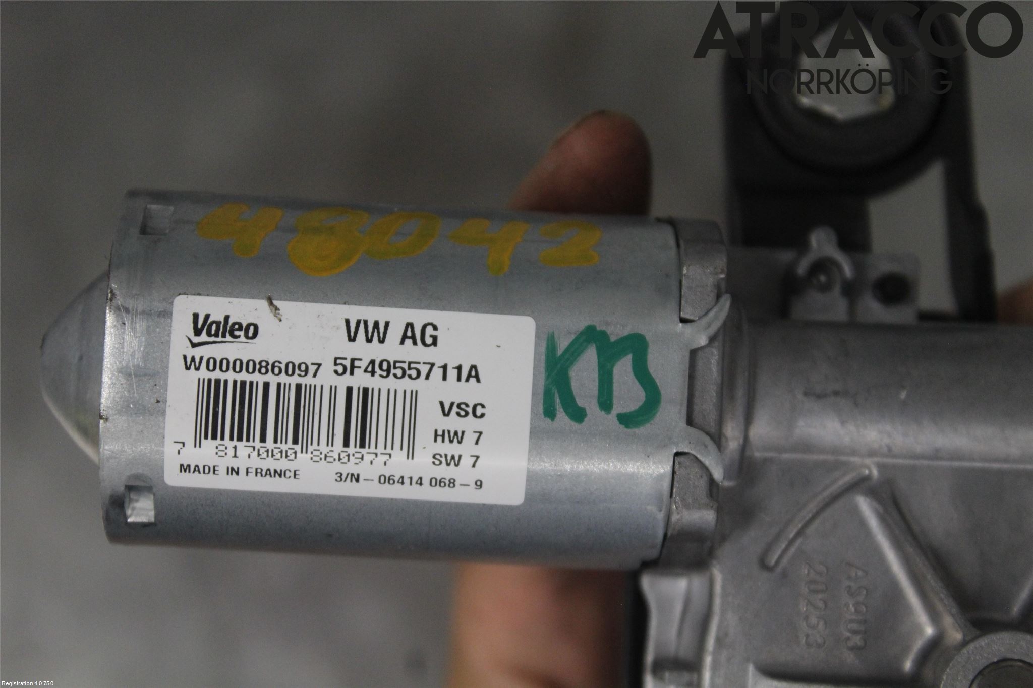 Seat LEON 13-20 Torkarmotor Baklucka