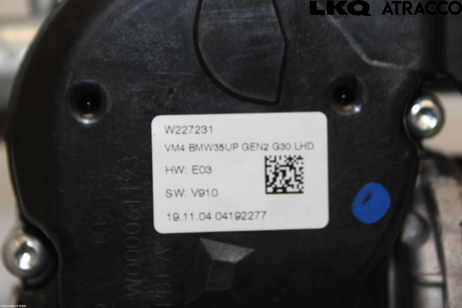 BMW 5 G30/G31/F90 17-23 Torkarmekanism Vindruta