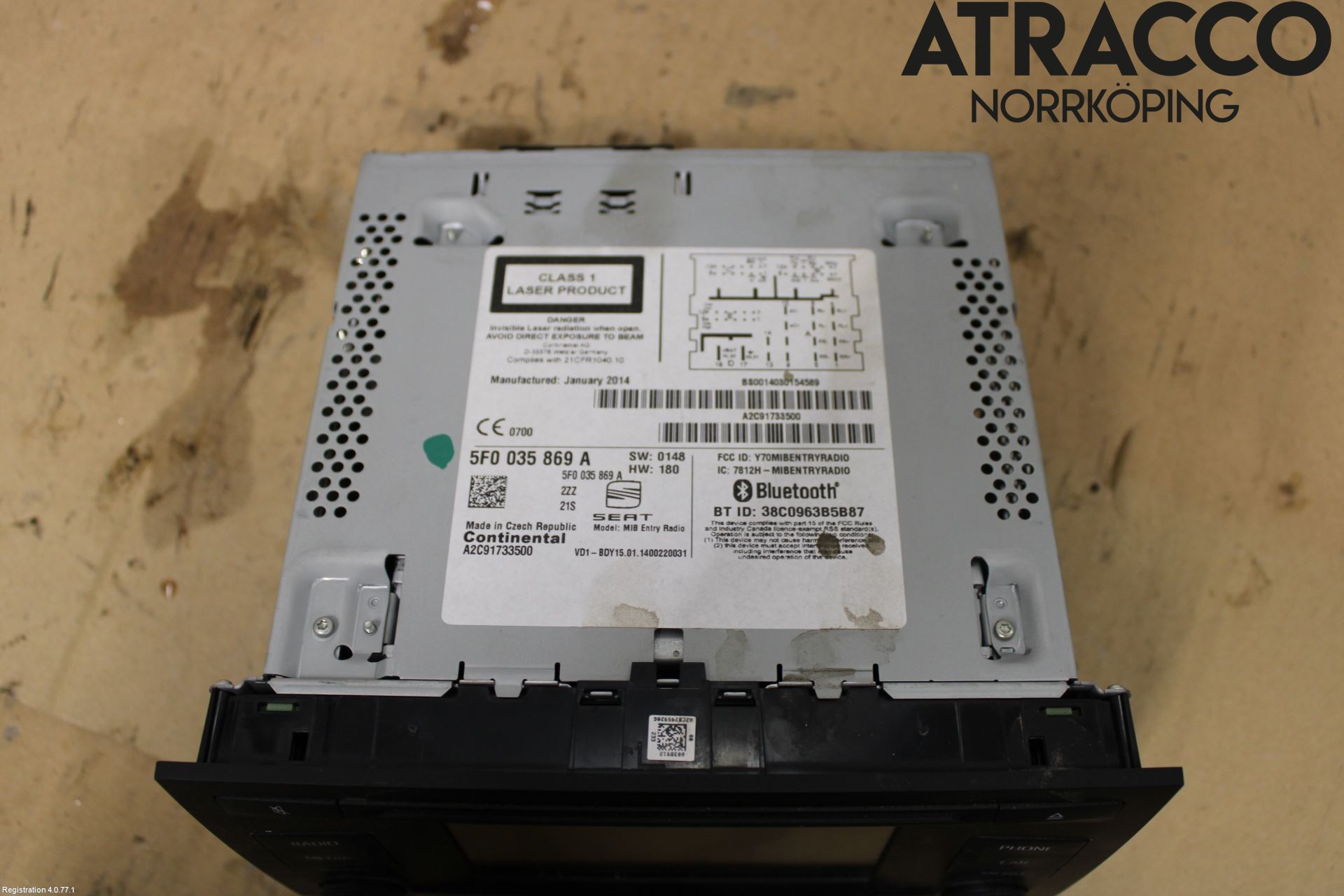 Seat LEON 13-20 Cd Radio - Multimediapanel