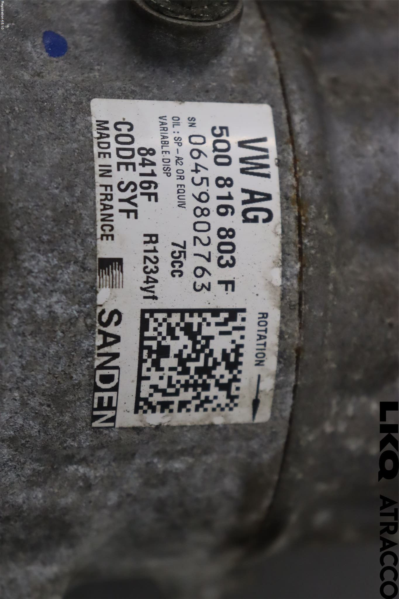 Volkswagen VW POLO 10-17 Ac Kompressor