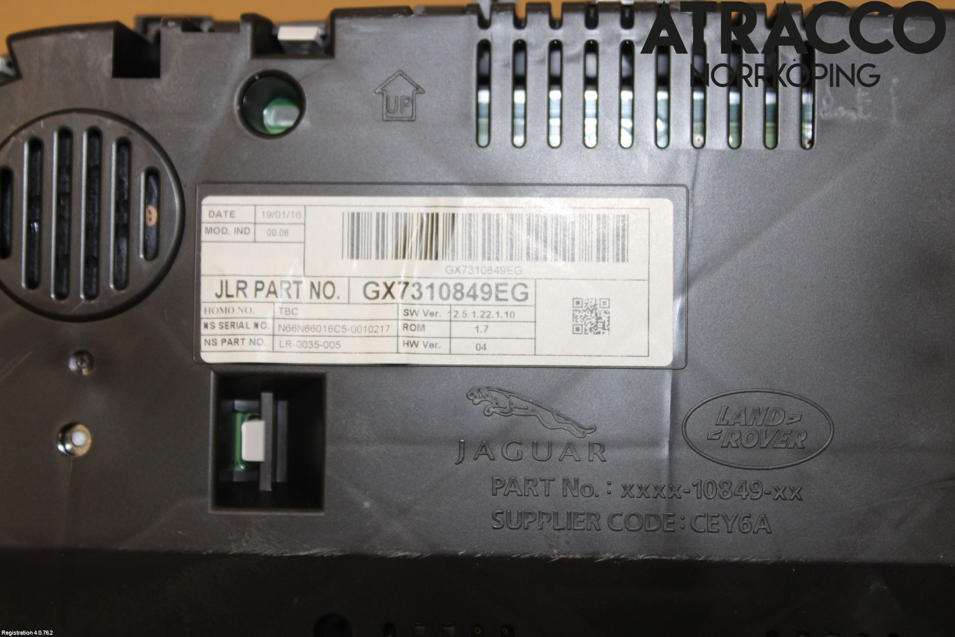 Jaguar XE (X760) 15-24 Instrument Komb
