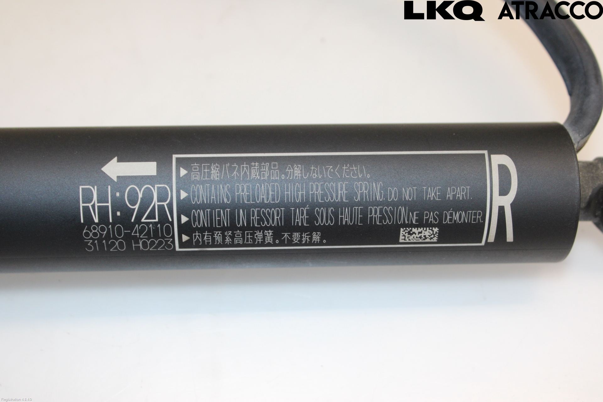 Toyota RAV4 19- Gasfjäder Baklucka