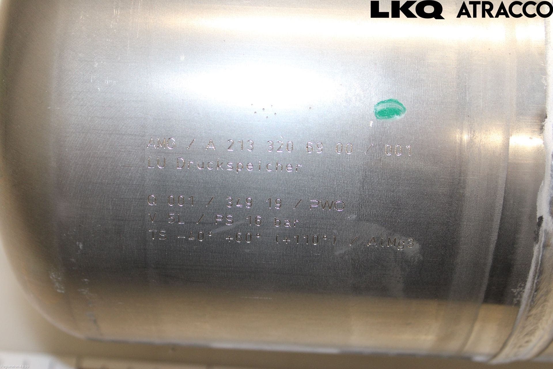 MB GLC-KLASS (X253/C253) 15-22 Nivå/Luftförändring Trycktank