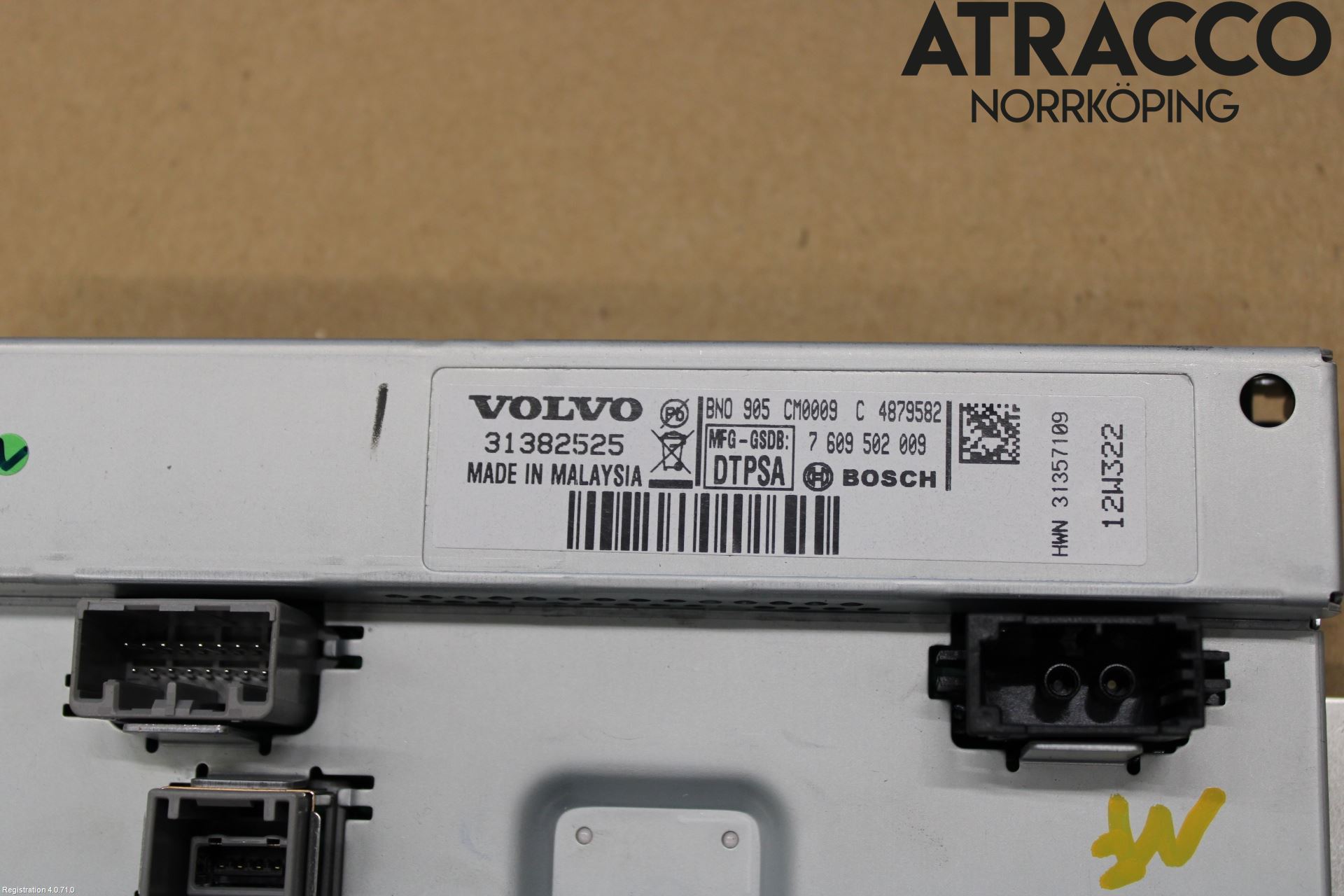 Volvo V70 08-13 Multifunktionsdisplay