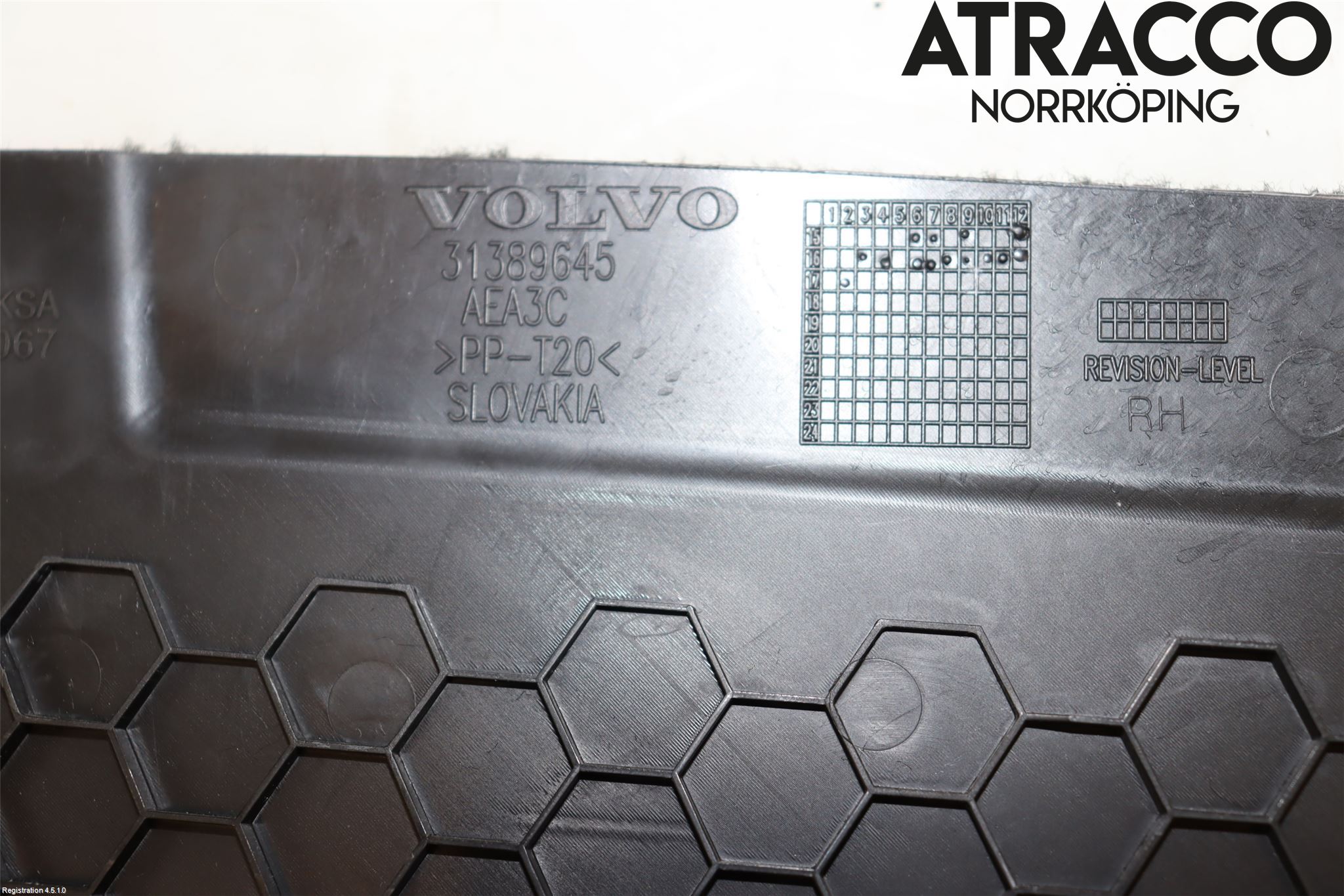 Volvo S90 17->> Instrumentkonsoll Mitt