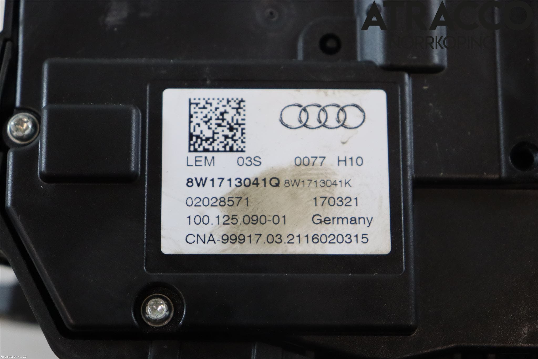 Audi A4/S4 B9 20- Växelspak