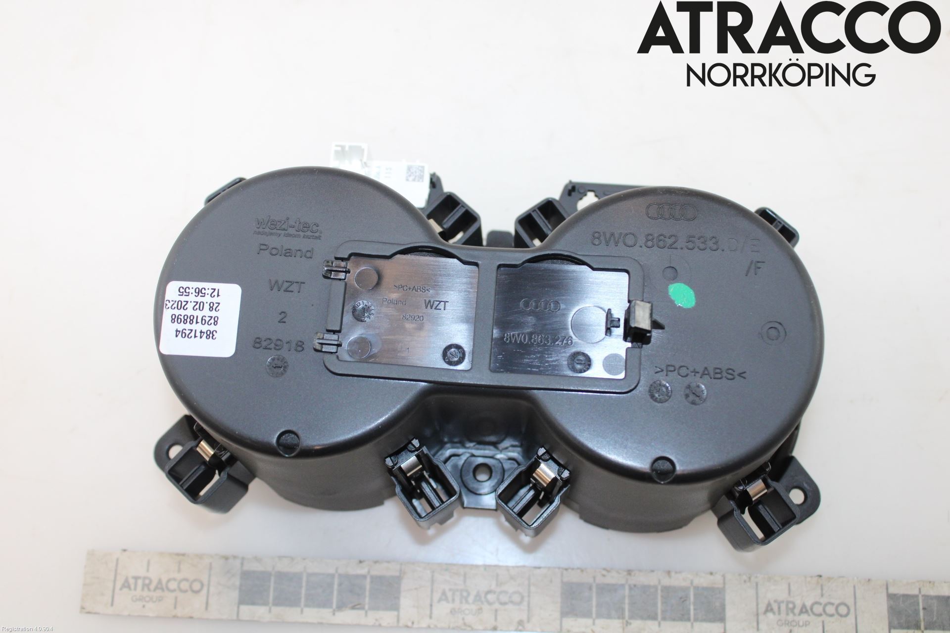 Audi A4/S4 B9 20- Mugghållare