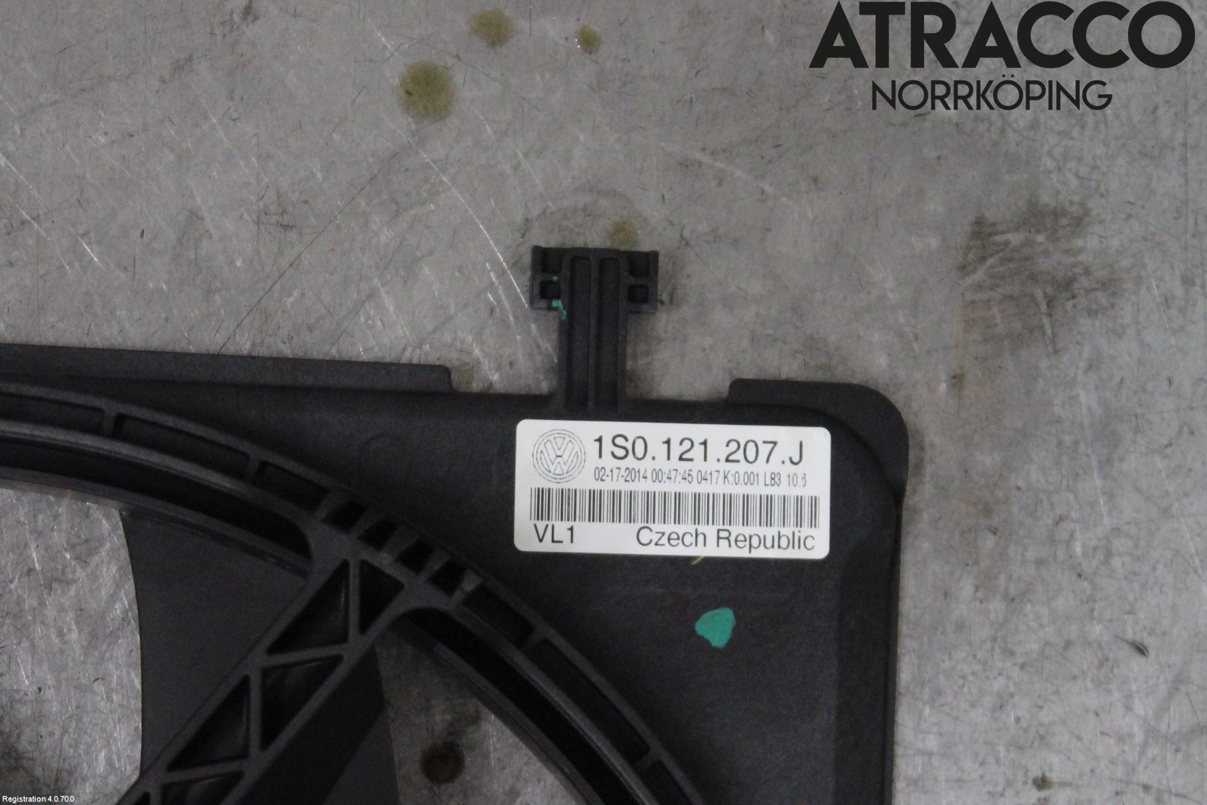 Volkswagen VW UP! / E-UP! Kylfläkt El