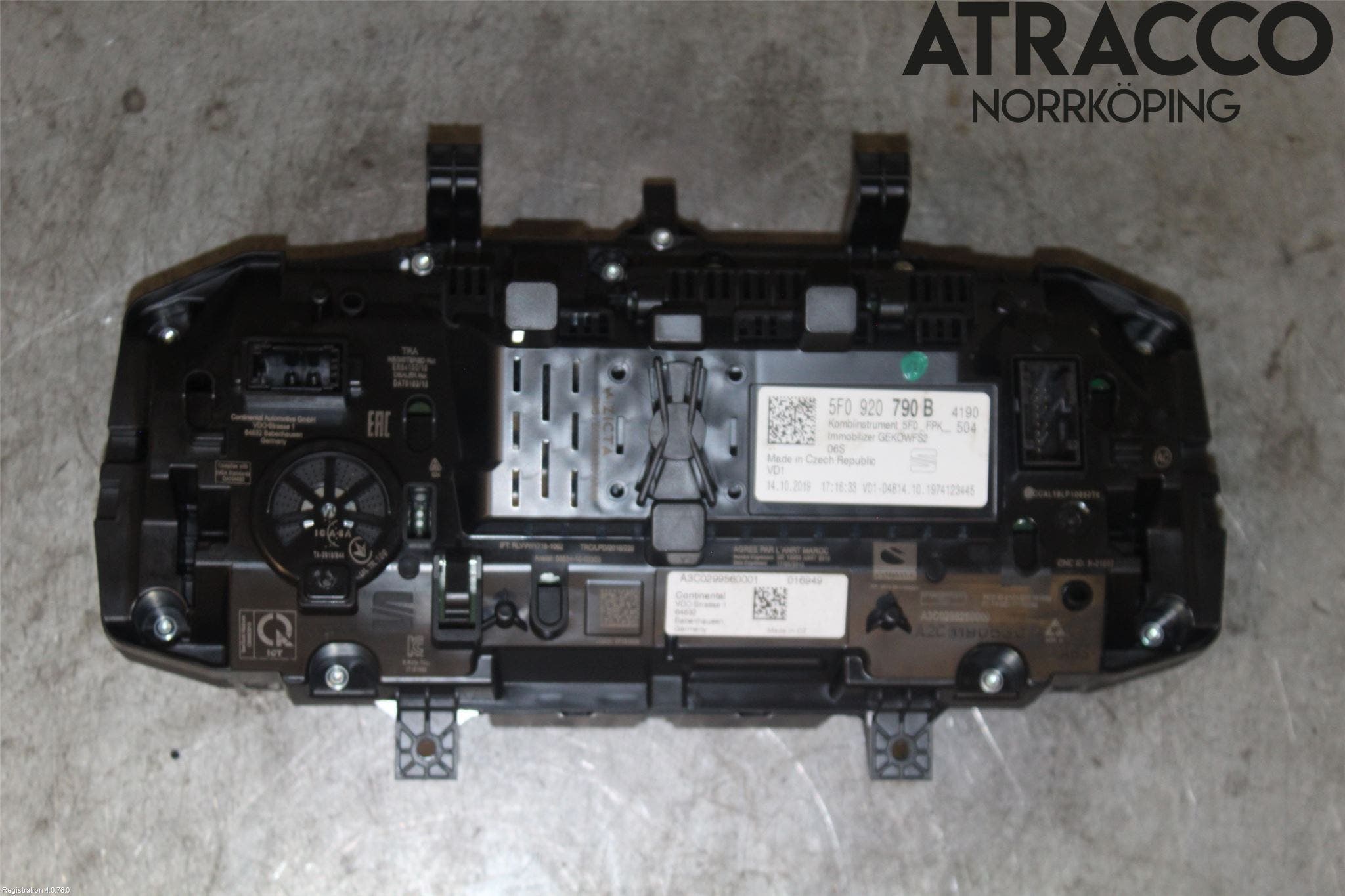 Seat ATECA 16->> Instrument Komb