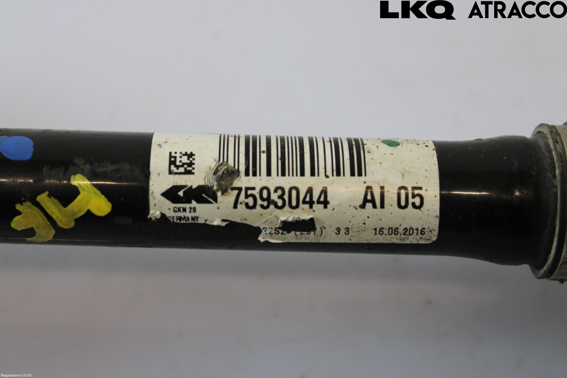 BMW 5 F10/F11/F18 09-17 Drivaxel Fram Höger