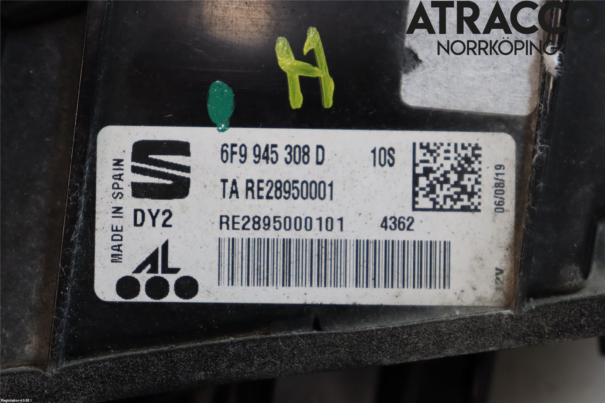 Seat ARONA Bakljus Lucka Hö
