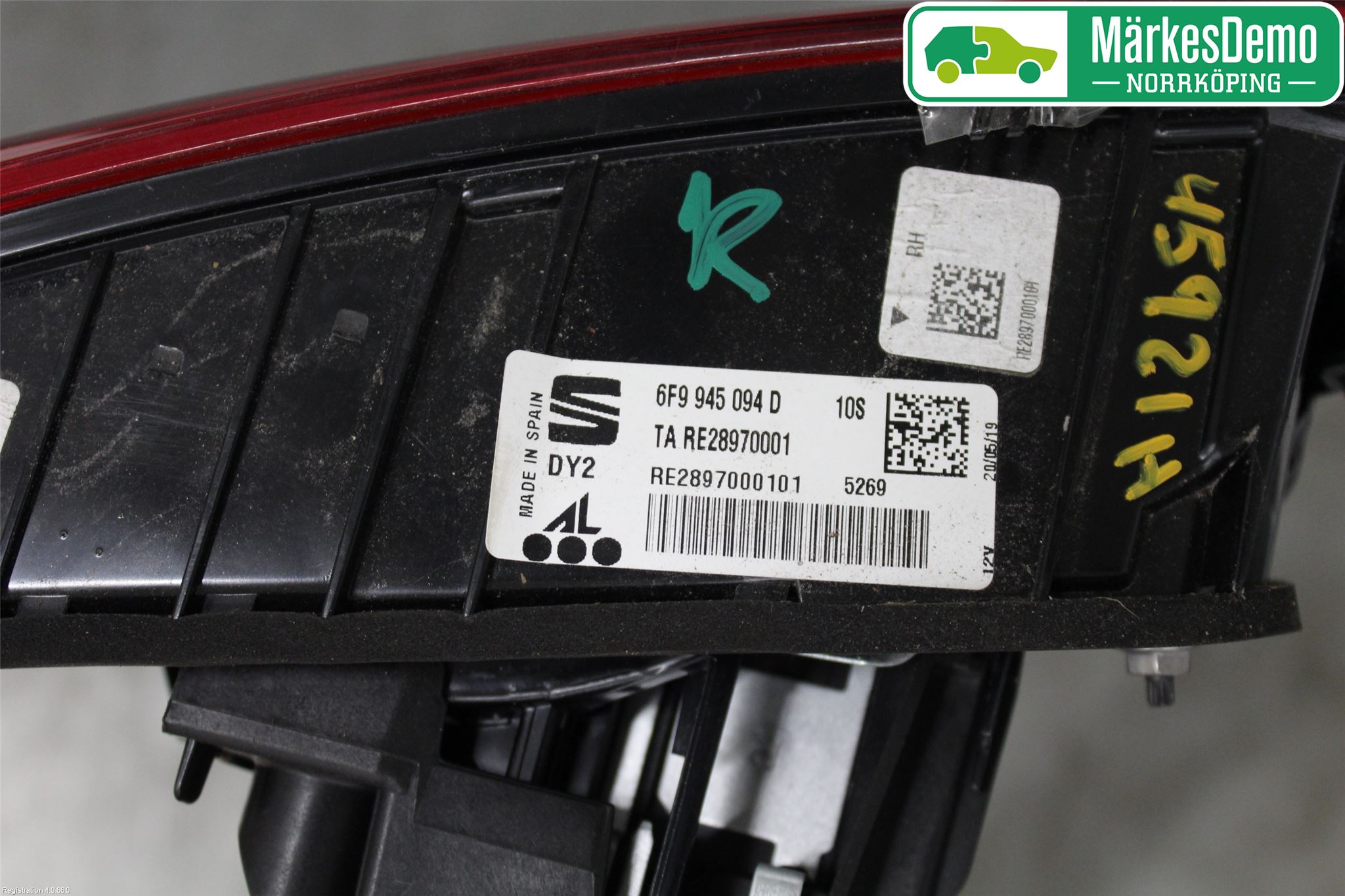 Seat ARONA Bakljus Lucka Hö