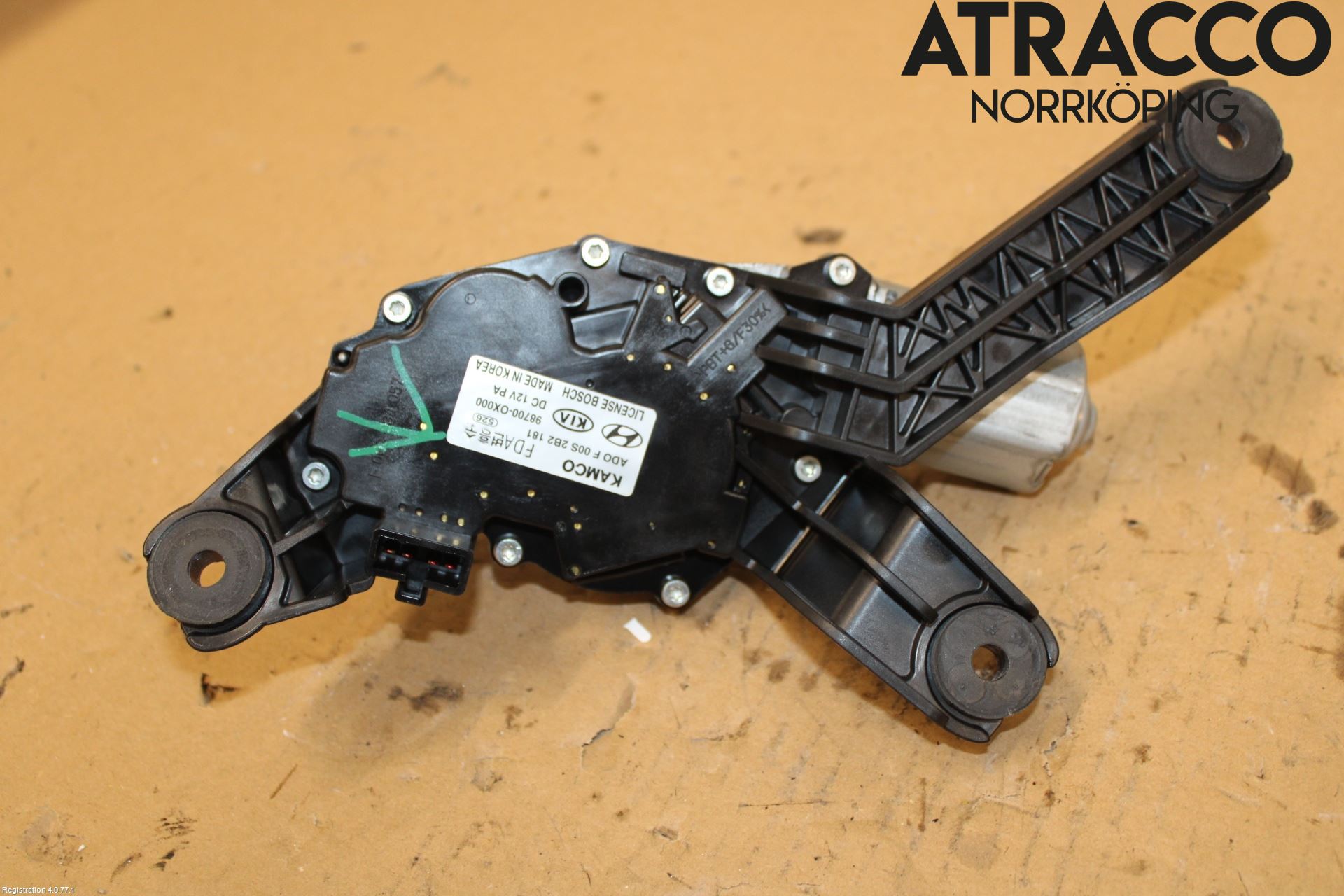 Hyundai i10 PA 08-13 Torkarmotor Baklucka