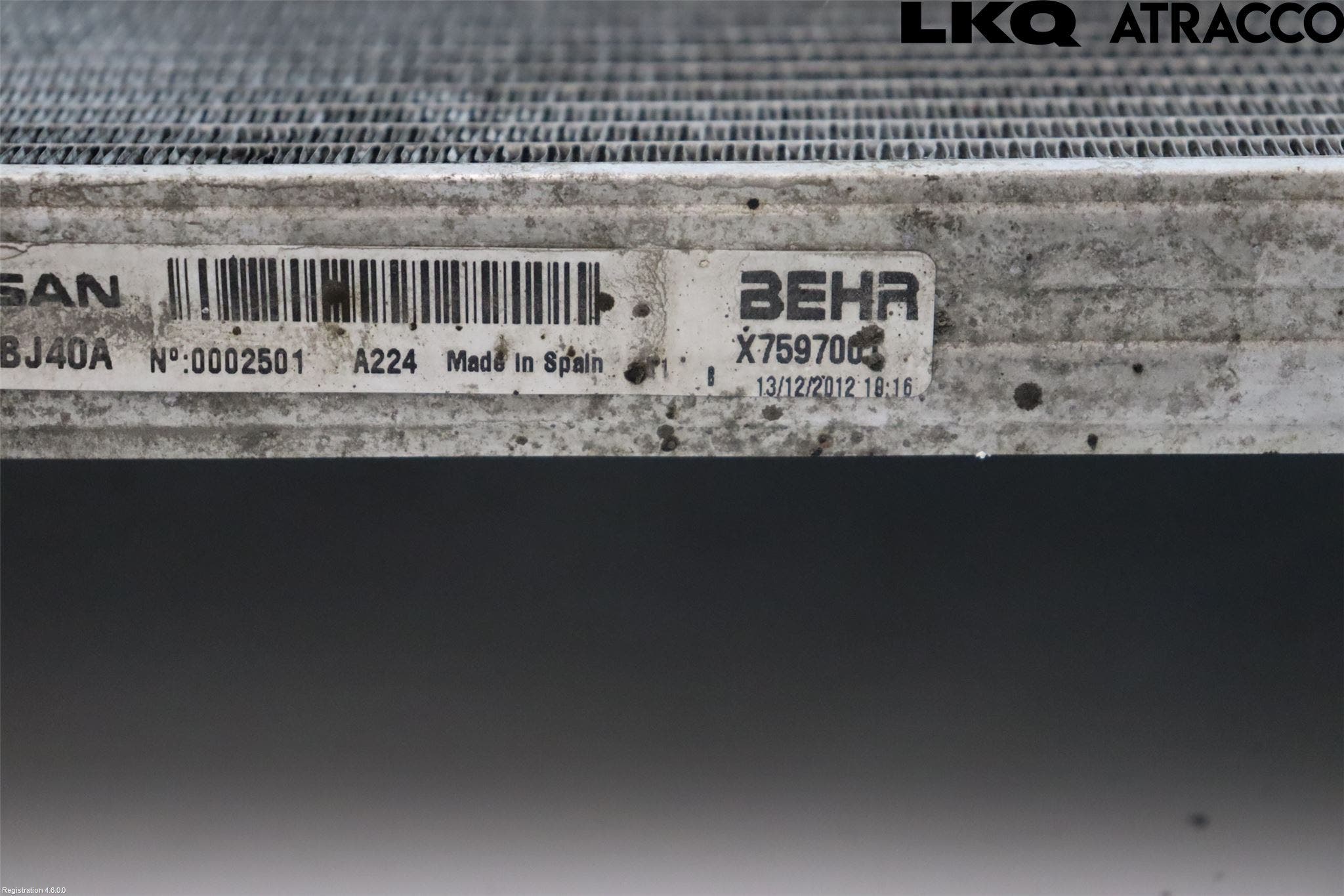 Nissan NV200/NV200 COMBI Kylare Man