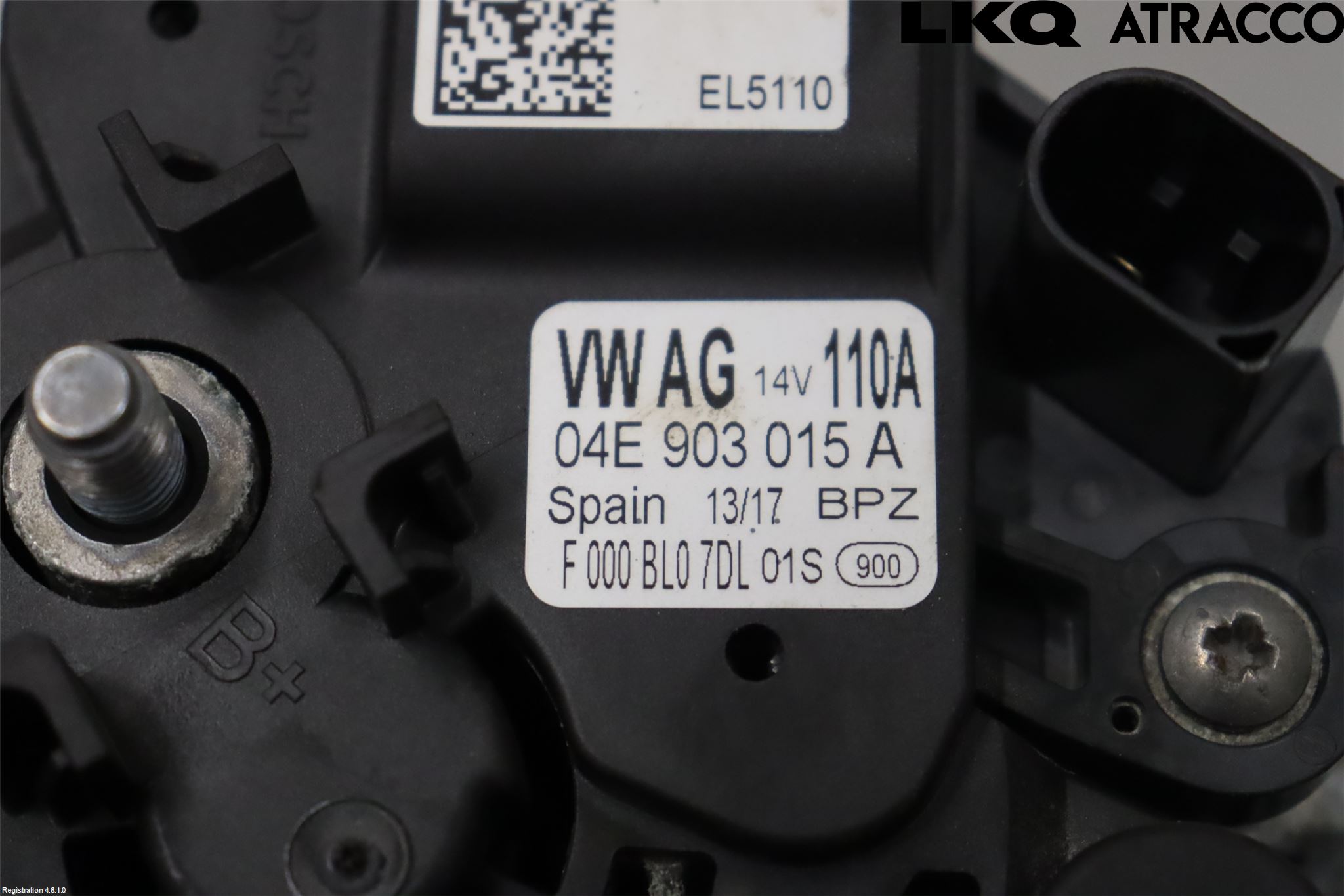 Volkswagen VW POLO 10-17 Generator